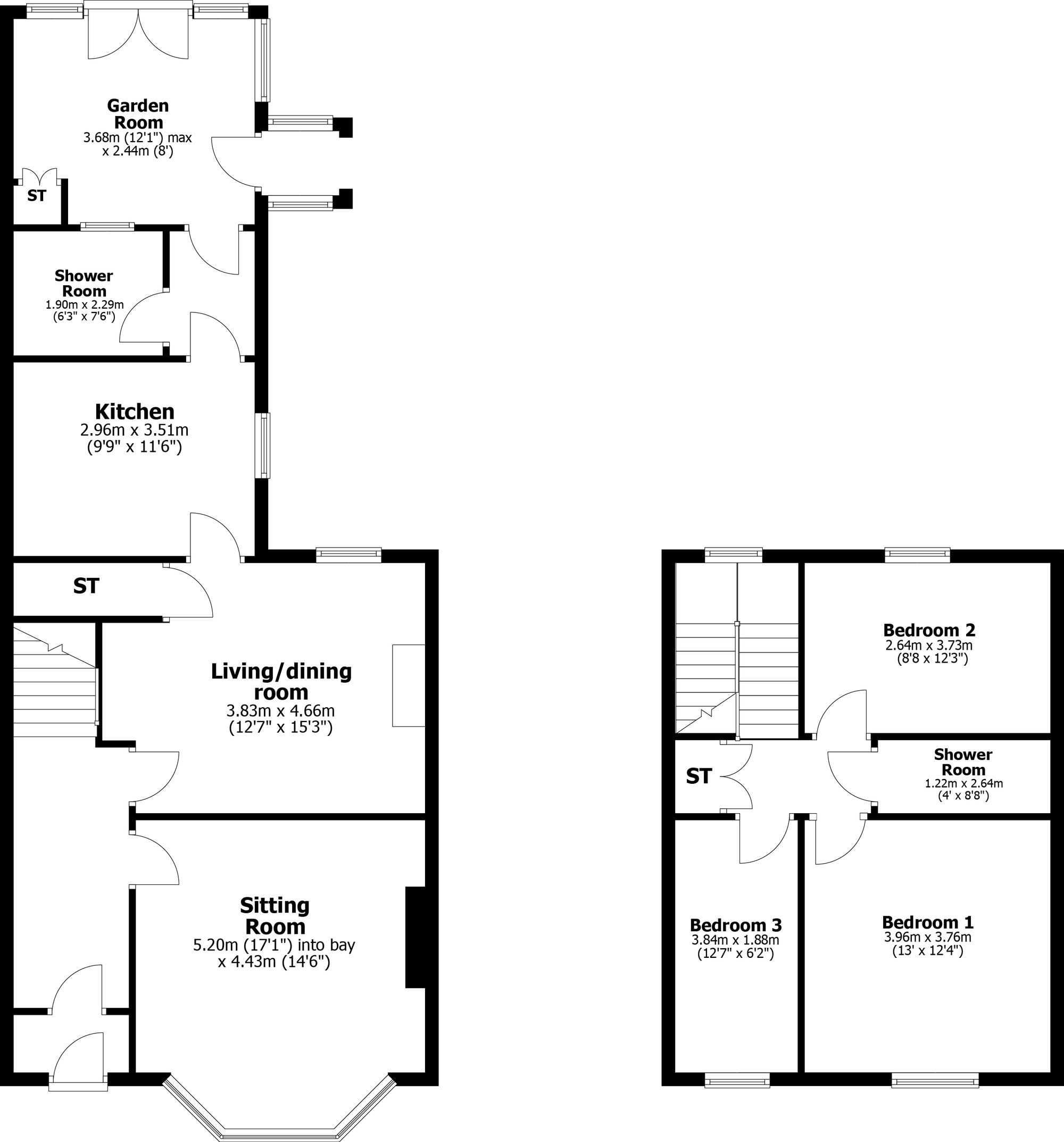 Floorplan for Alma Street, Falkirk, FK2
