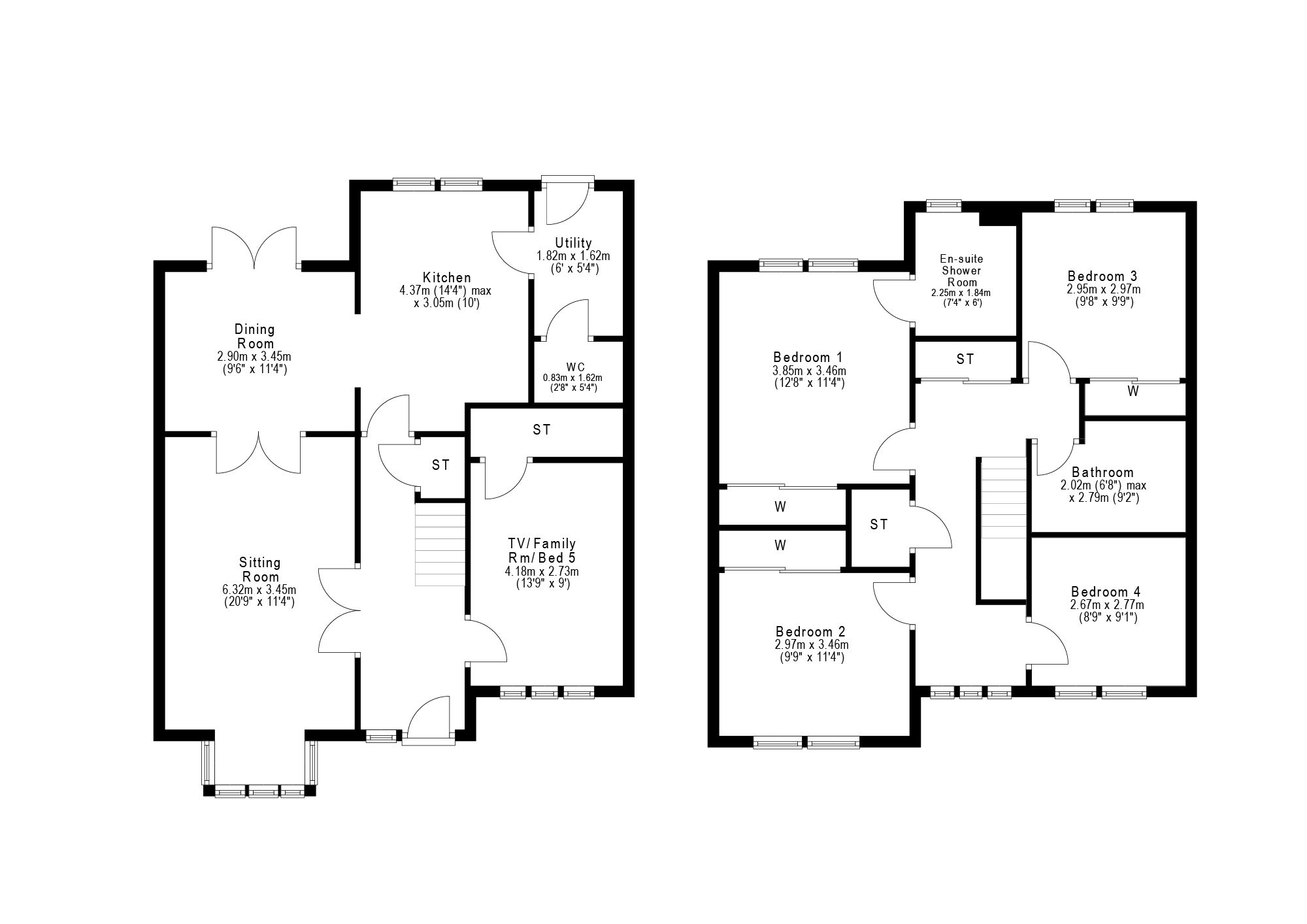 Floorplan for Wellstood Court, Bonnybridge, FK4