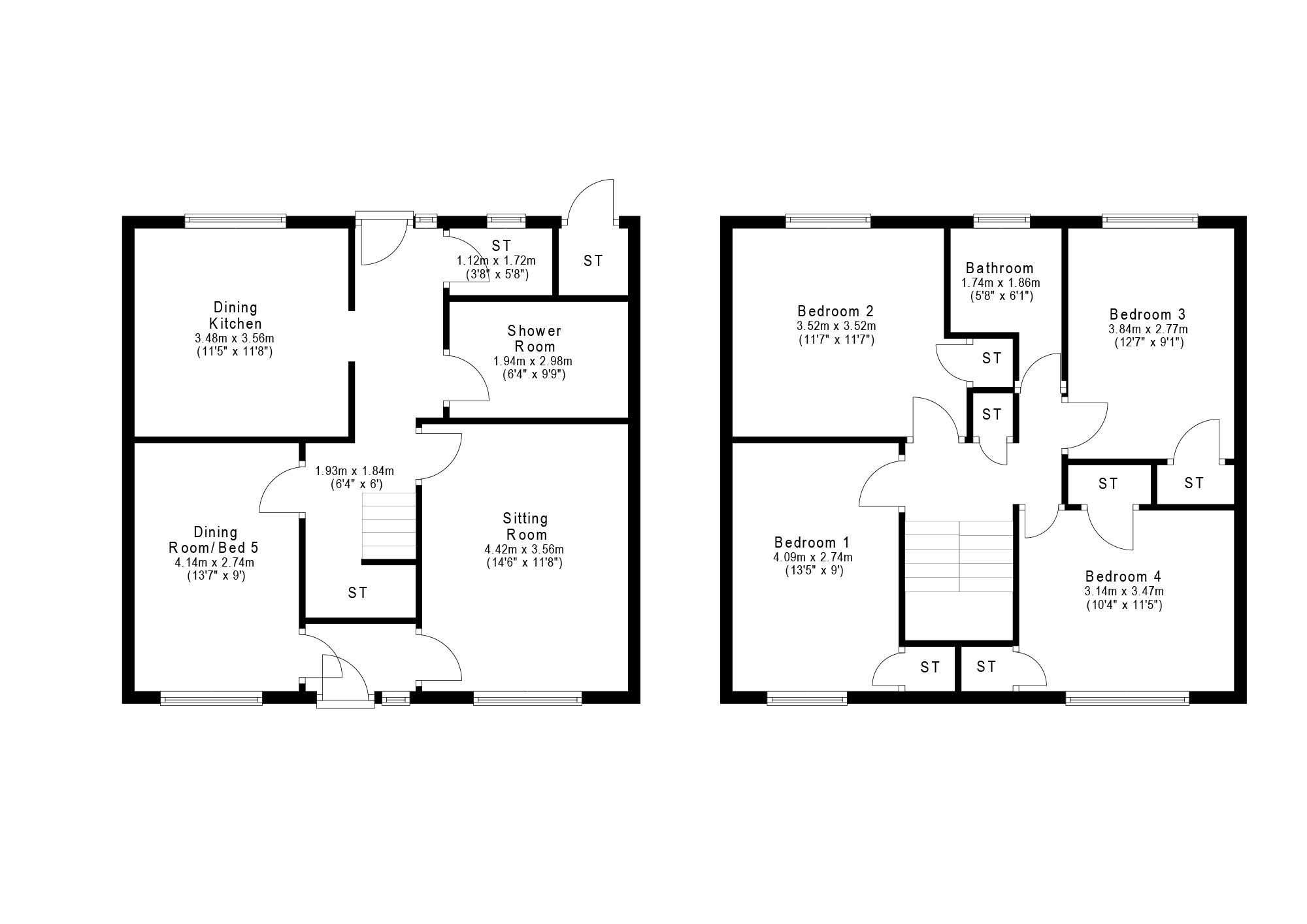 Floorplan for Findhorn Place, Falkirk, FK1