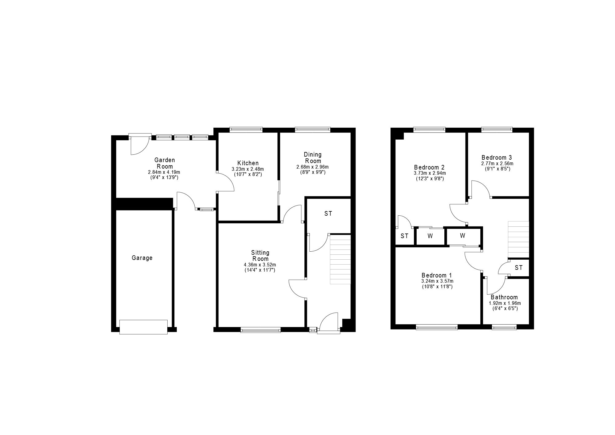 Floorplan for Craighorn Drive, Falkirk, FK1