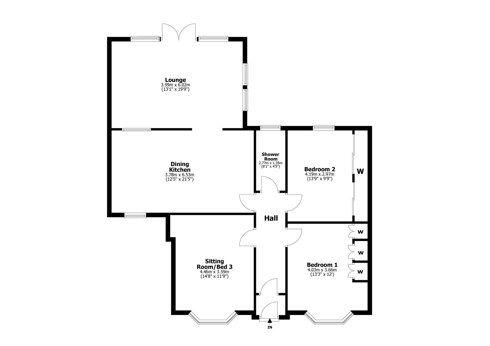 Floorplan for Windsor Drive, Falkirk, FK1