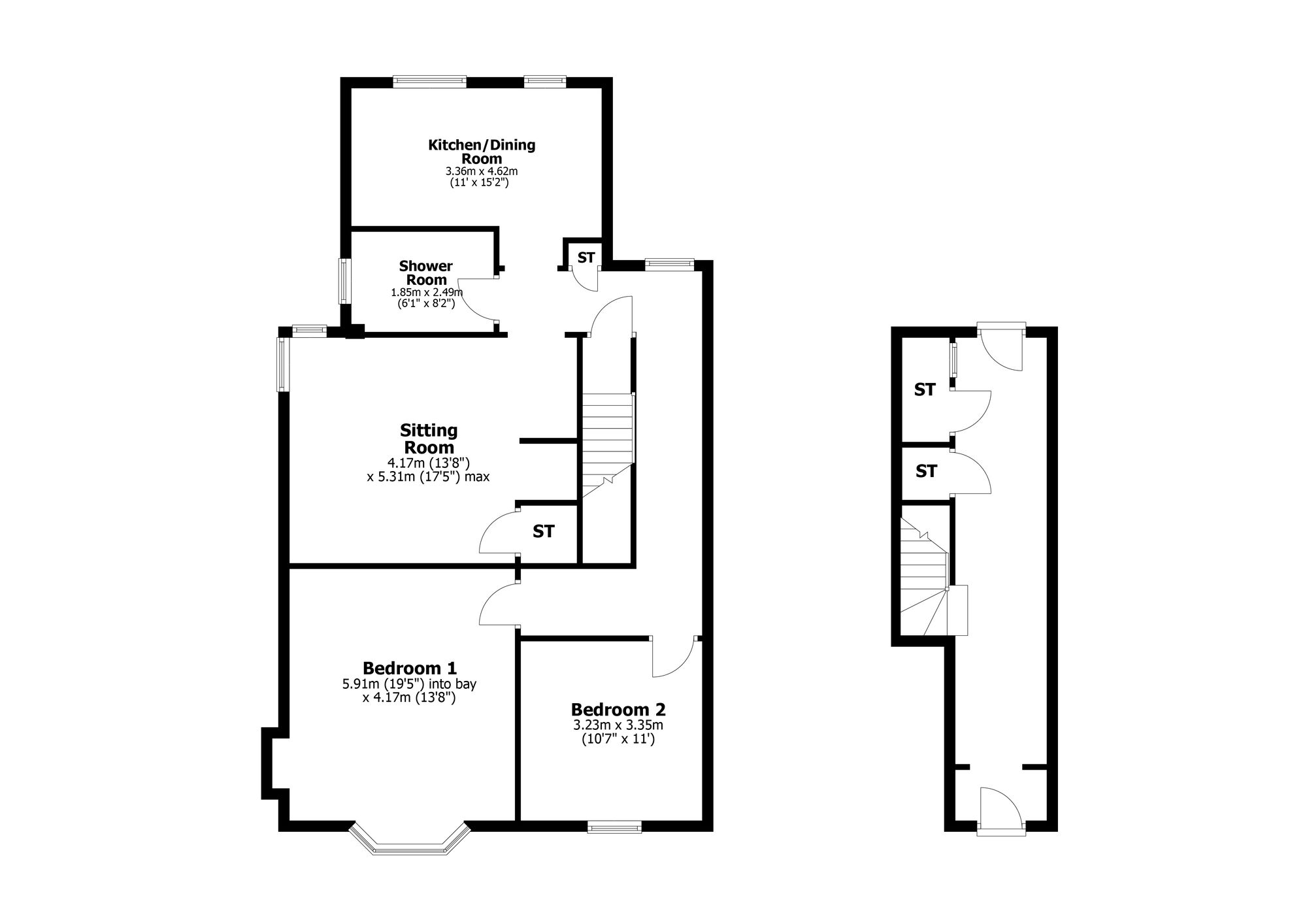 Floorplan for Stewart Road, Falkirk, FK2