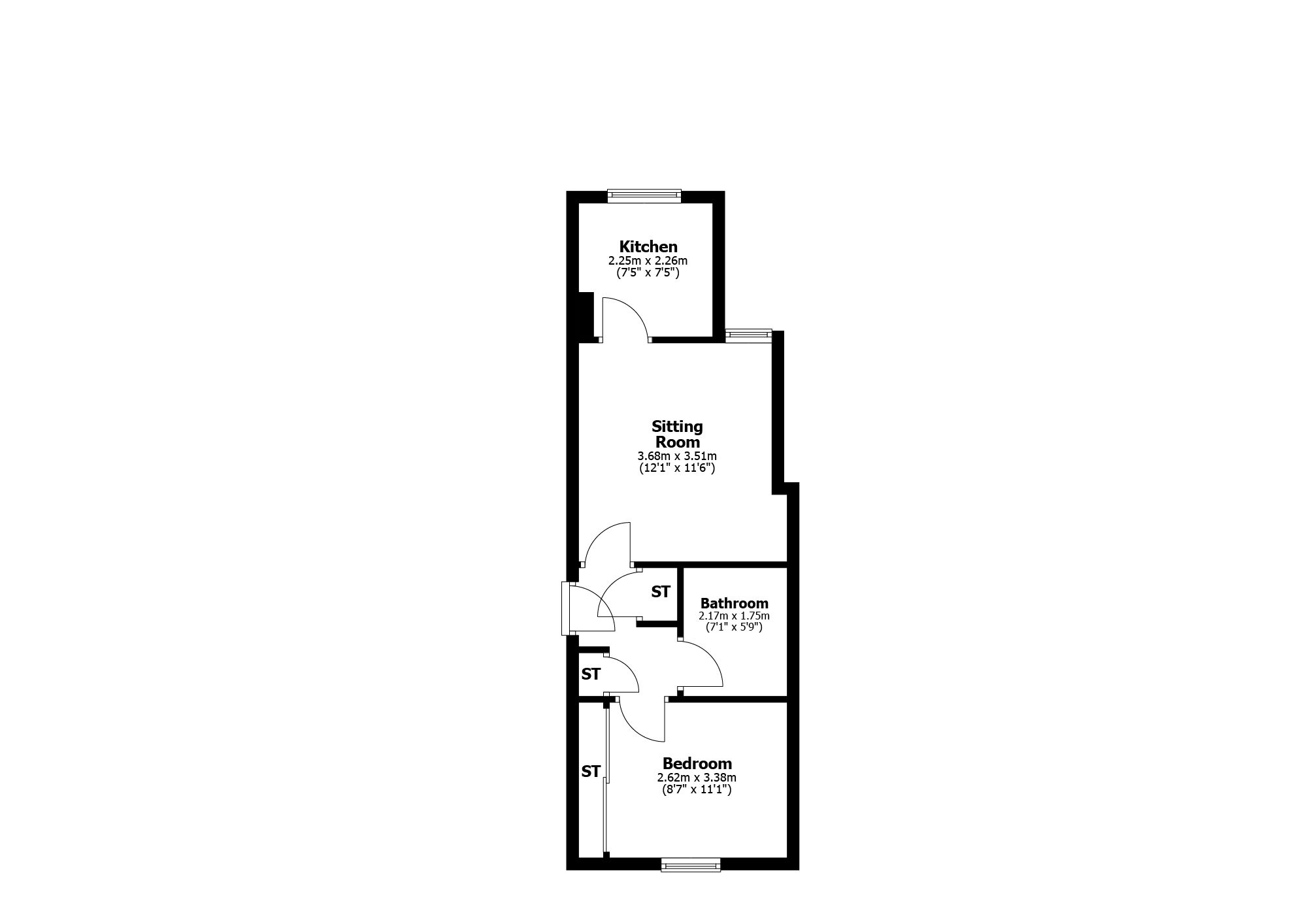 Floorplan for Oswald Street, Falkirk, FK1