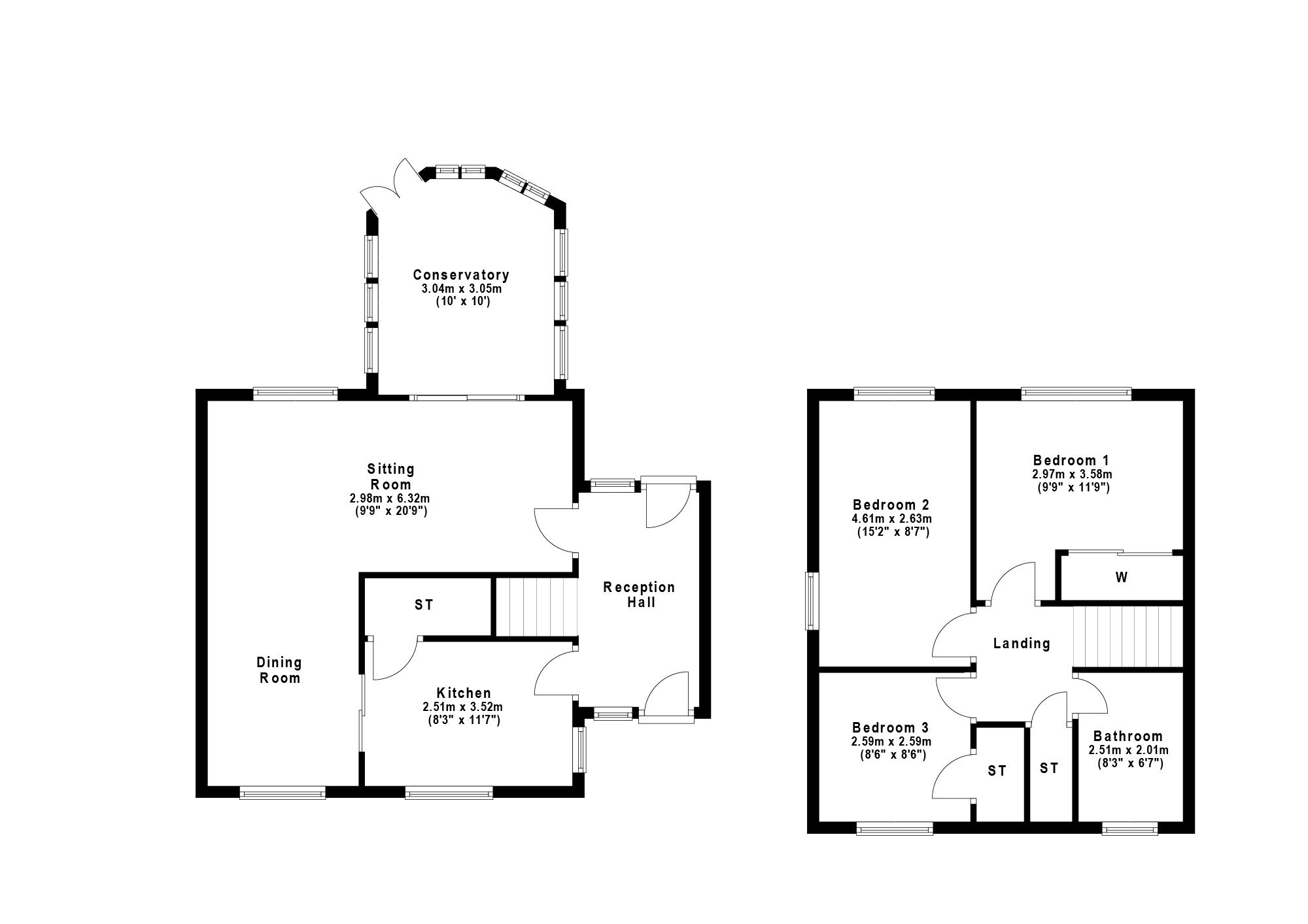 Floorplan for Carronvale Avenue, Larbert, FK5