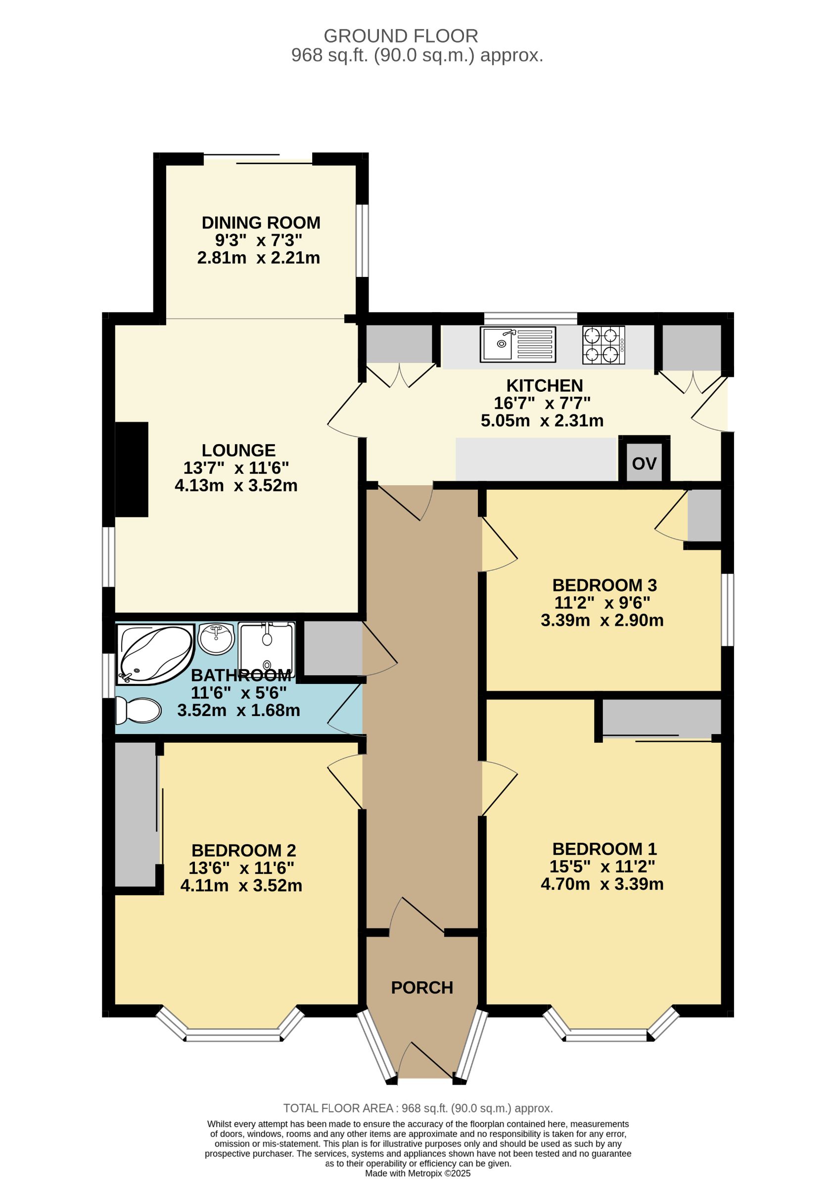 Floorplan for Gilbert Road, Ramsgate