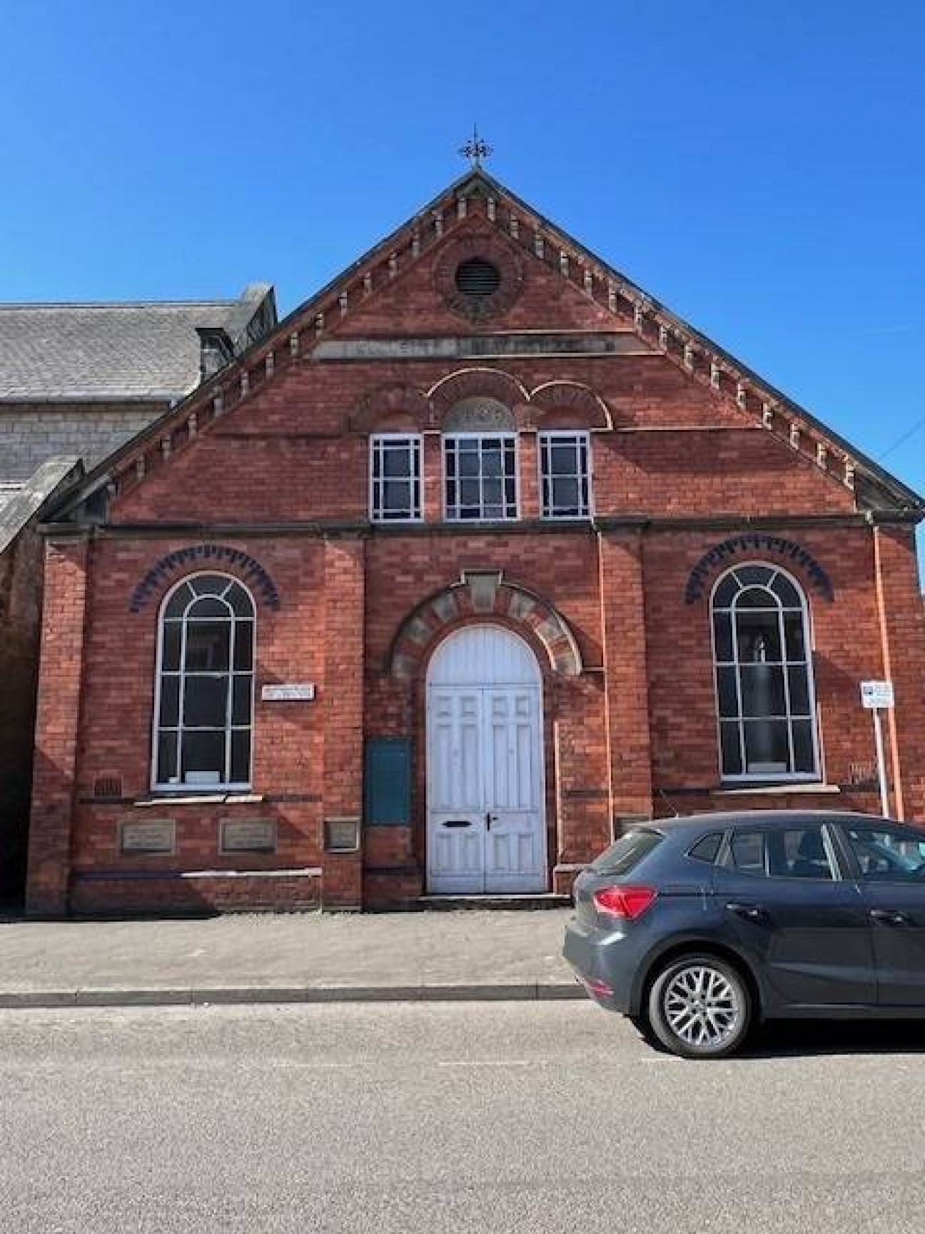 FORMER WESLEYAN SUNDAY SCHOOL AND ADJACENT HALL FORMING PART OF CHRIST CHURCH - METHODIST CHURCH, Derby Road, Long Eaton