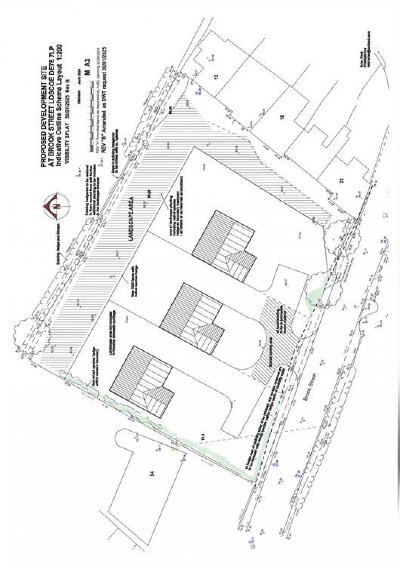 LAND BETWEEN 22 & 34 BROOK STREET, Loscoe, Heanor, DE75 7LP
