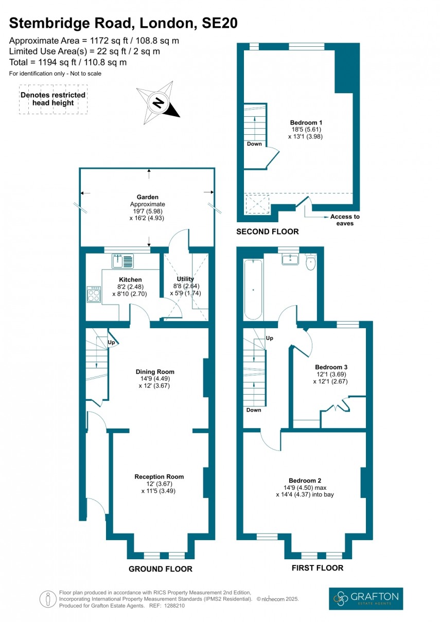 Floorplan for Stembridge Road, London