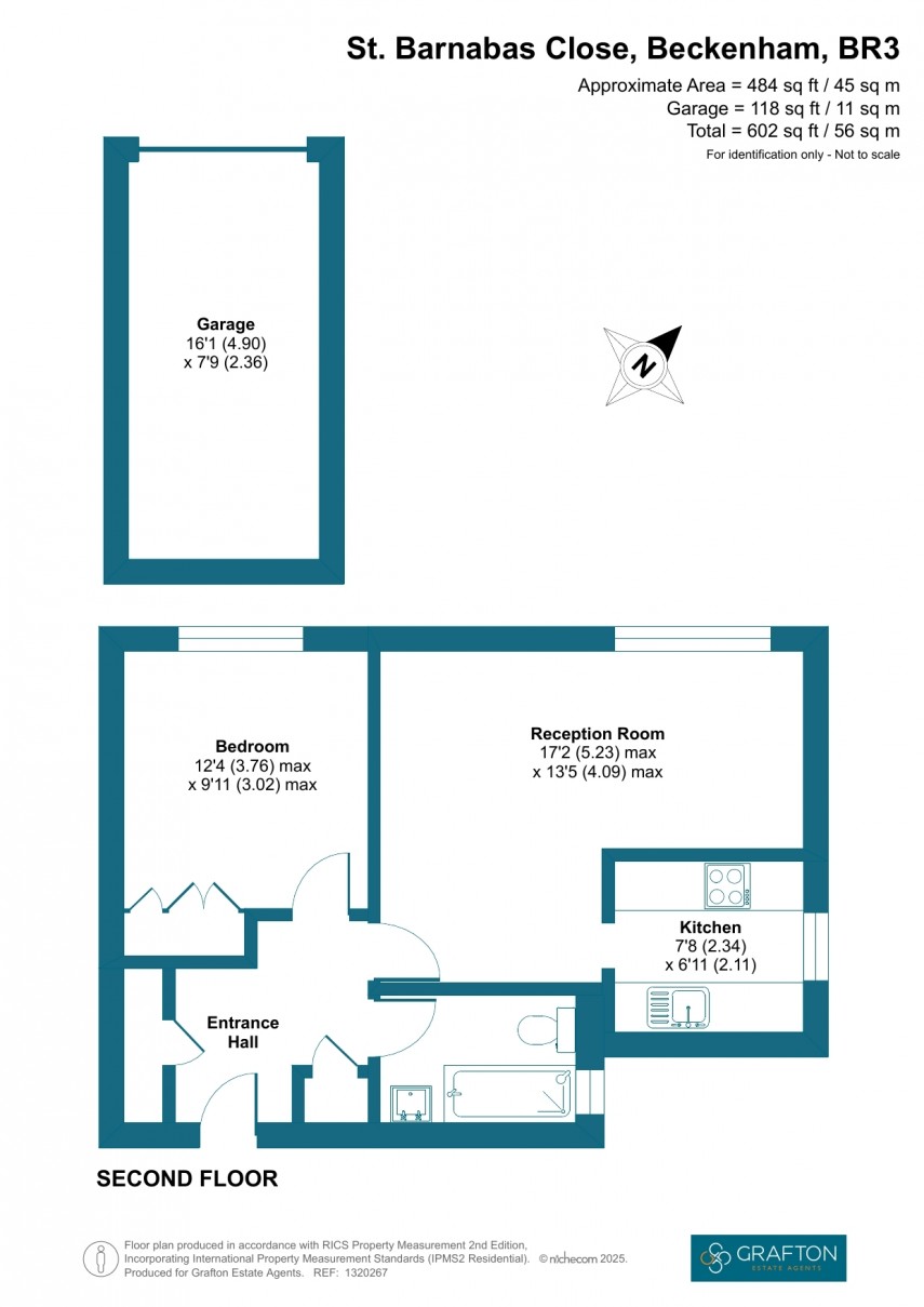 Floorplan for St Barnabas Close, Beckenham, Kent