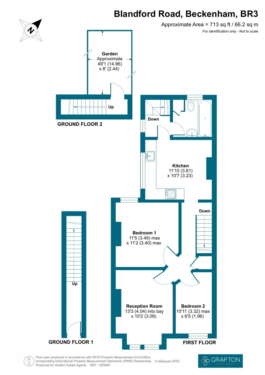 Floorplan for Blandford Road, Beckenham, Kent