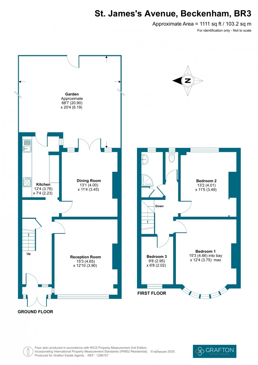 Floorplan for St James's Avenue, Beckenham, Kent