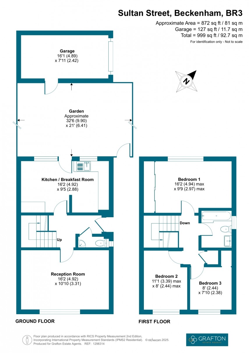 Floorplan for Sultan Street, Beckenham, Kent