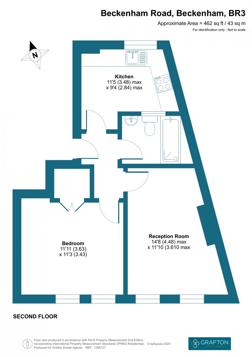 Floorplan for Beckenham Road, Beckenham, Kent