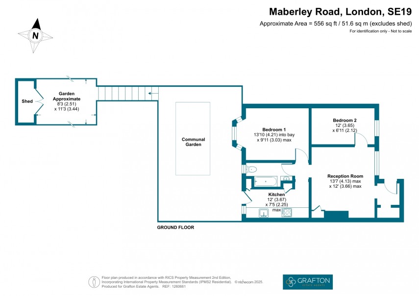 Floorplan for Maberley Road, London