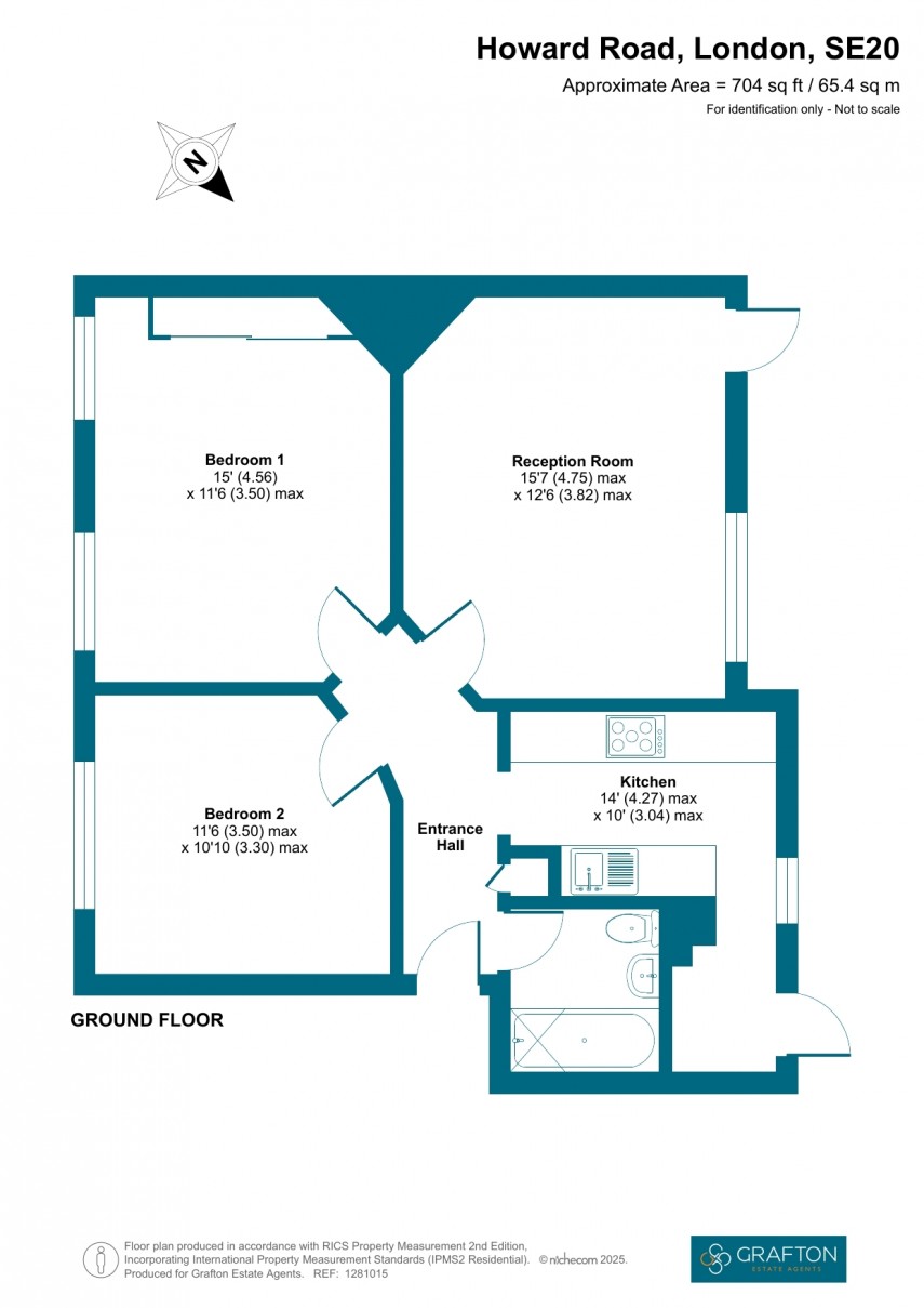 Floorplan for Howard Road, London