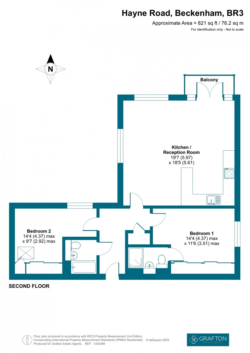 Floorplan for Hayne Road, Beckenham, Kent