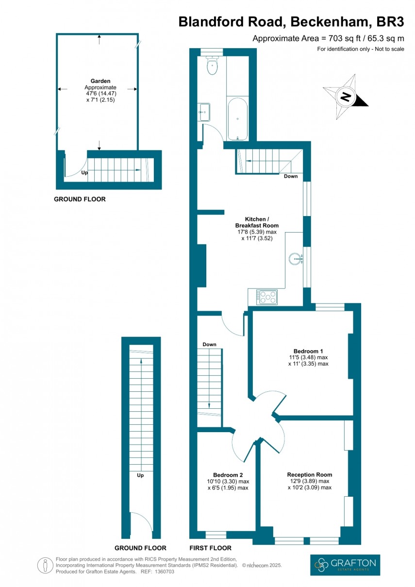 Floorplan for Blandford Road, Beckenham, Kent