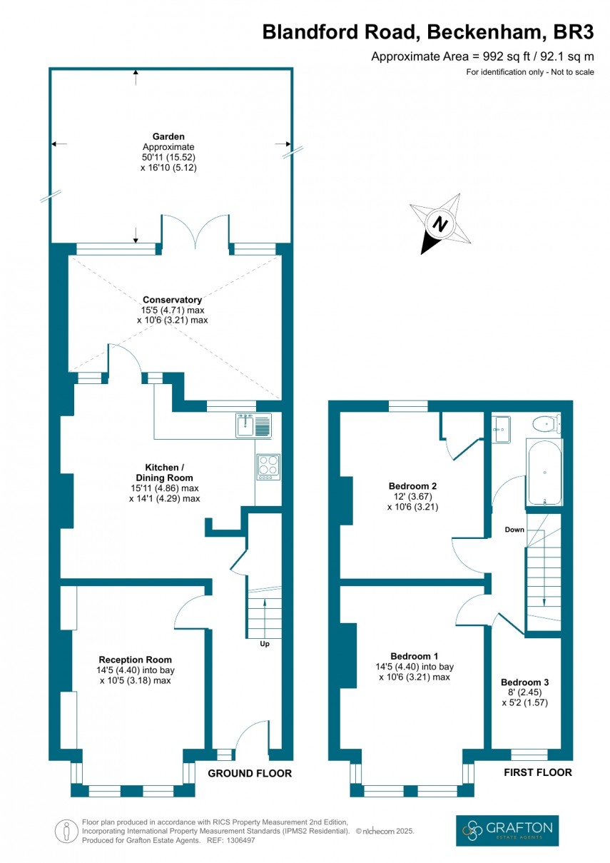 Floorplan for Blandford Road, Beckenham, Kent
