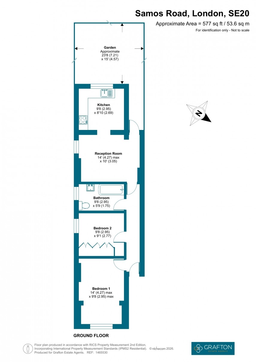 Floorplan for Samos Road, London