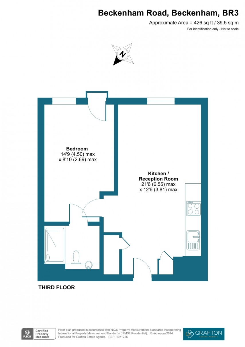 Floorplan for Beckenham Road, Beckenham, Kent
