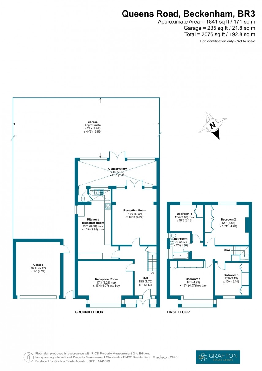 Floorplan for Queens Road, Beckenham, Kent