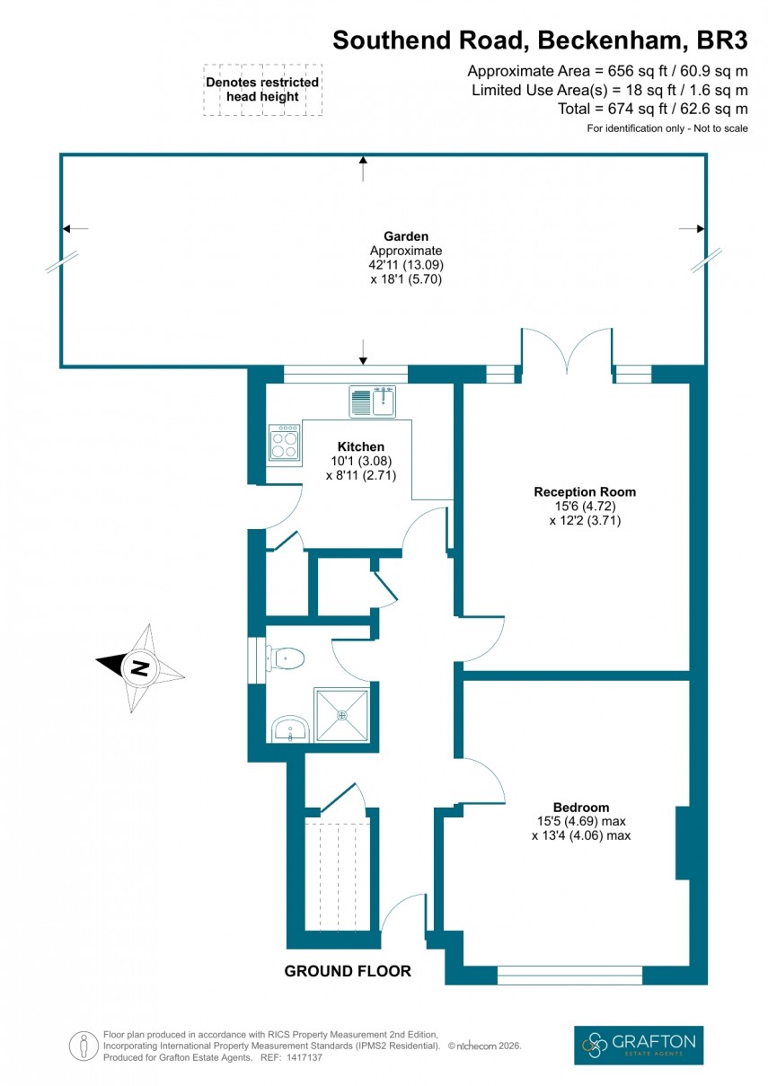 Floorplan for Southend Road, Beckenham, Kent