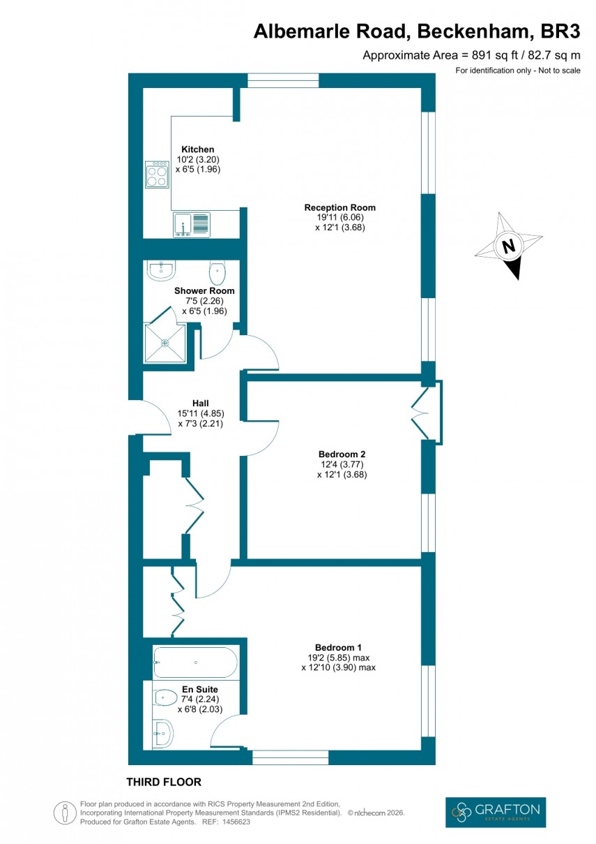 Floorplan for Albemarle Road, Beckenham, Kent
