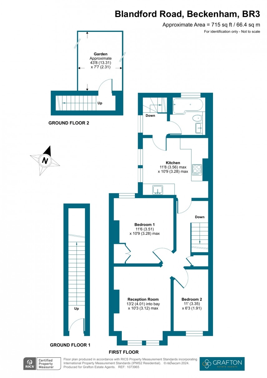 Floorplan for Blandford Road, Beckenham, Kent