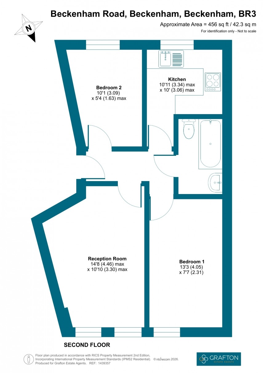 Floorplan for Beckenham Road, Beckenham, Kent