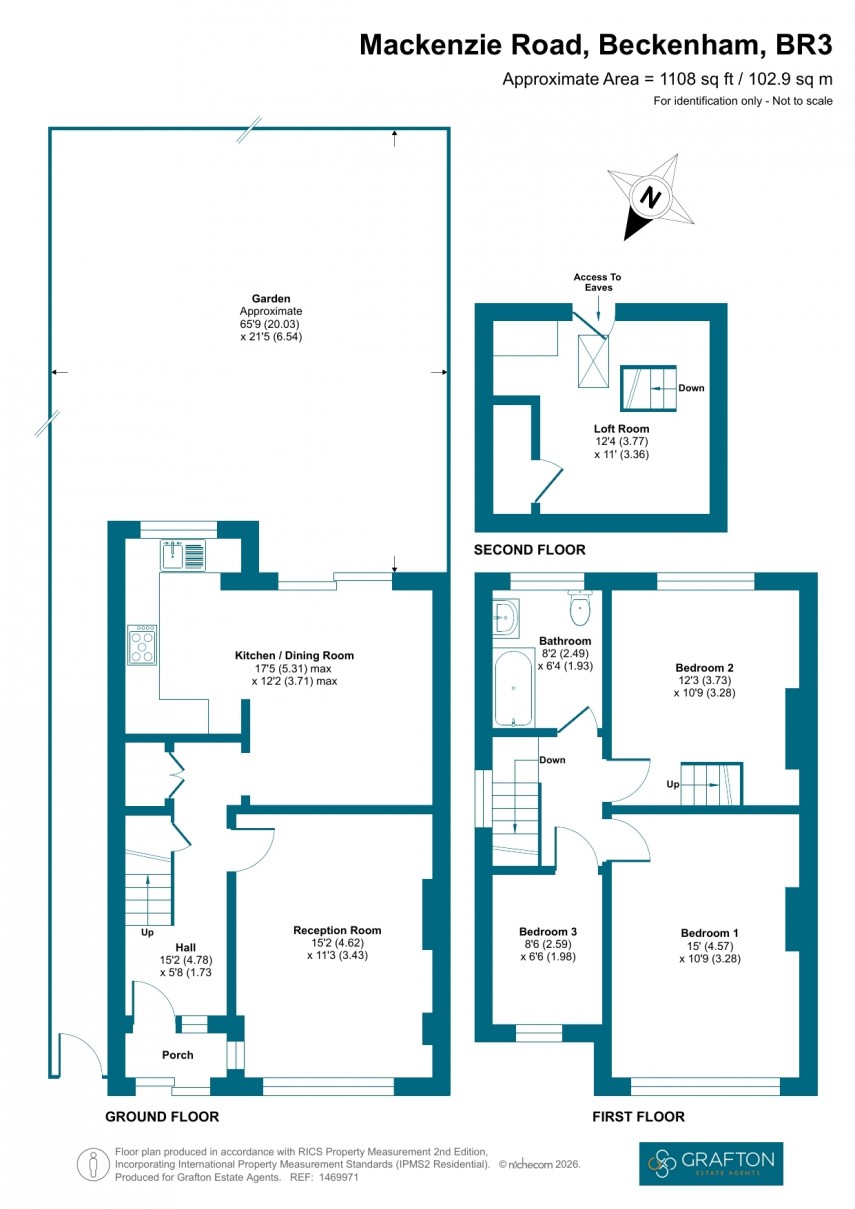 Floorplan for Mackenzie Road, Beckenham, Kent