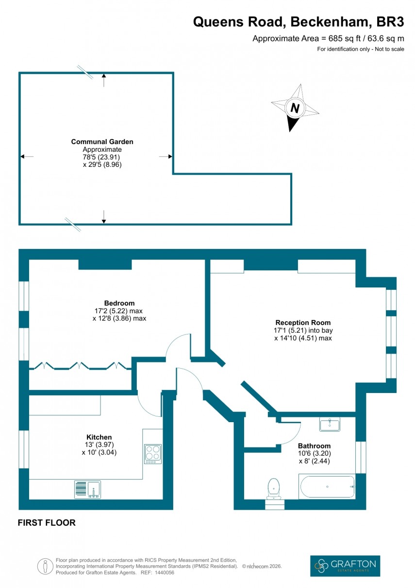 Floorplan for Queens Road, Beckenham, Kent