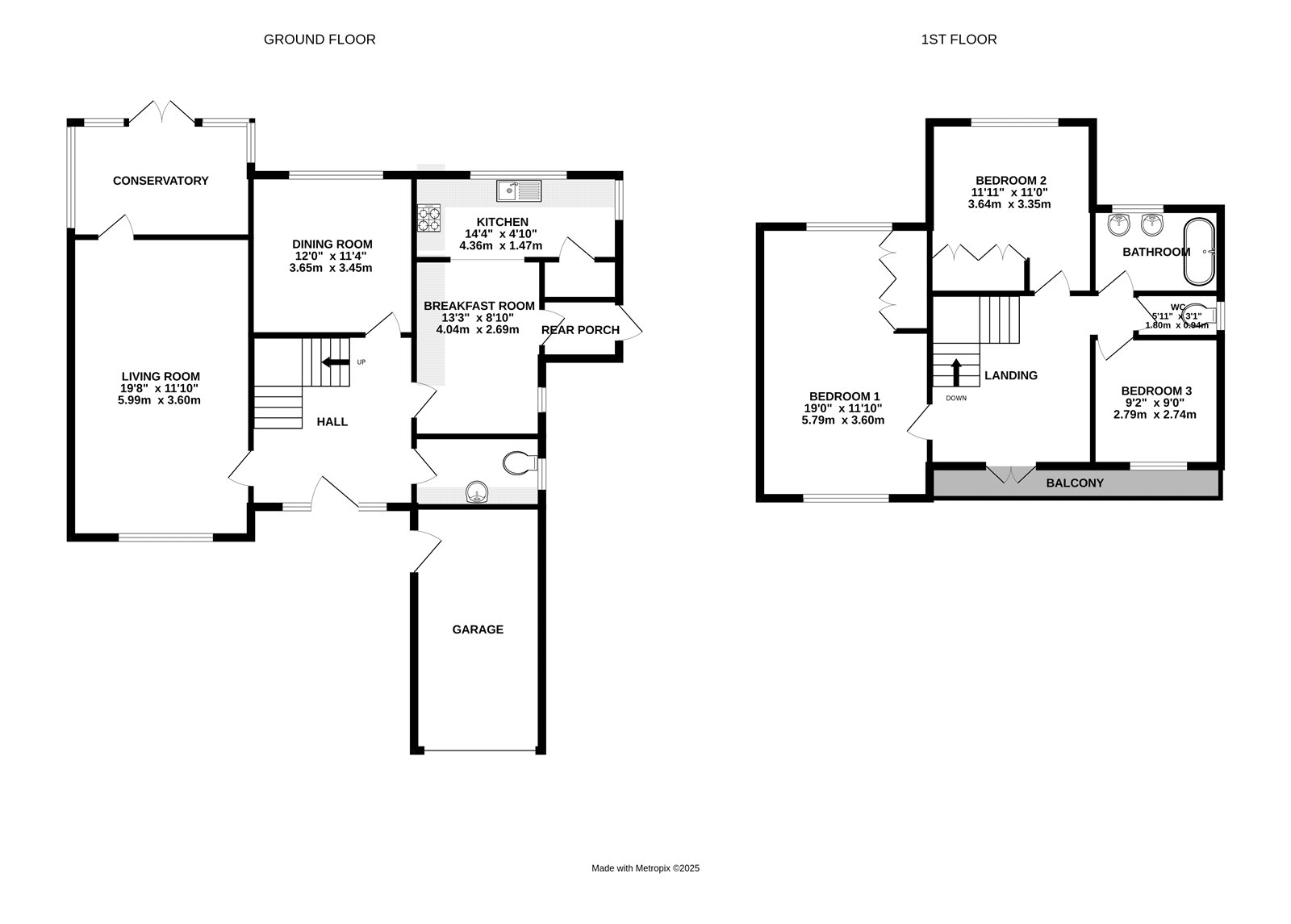 Floorplan for Ham Manor, Angmering, West Sussex
