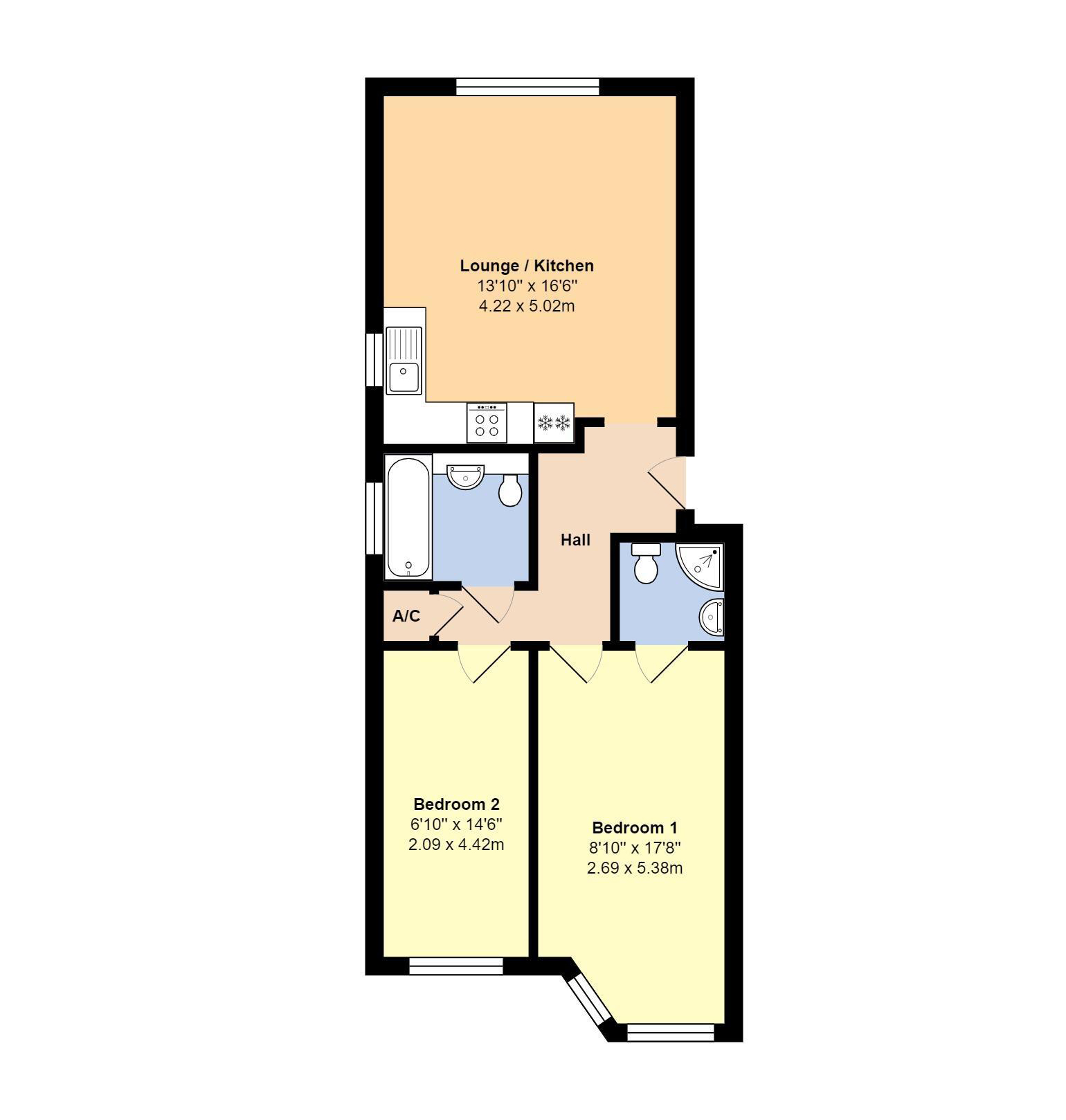 Floorplan for Roundstone Lane, Angmering, West Sussex