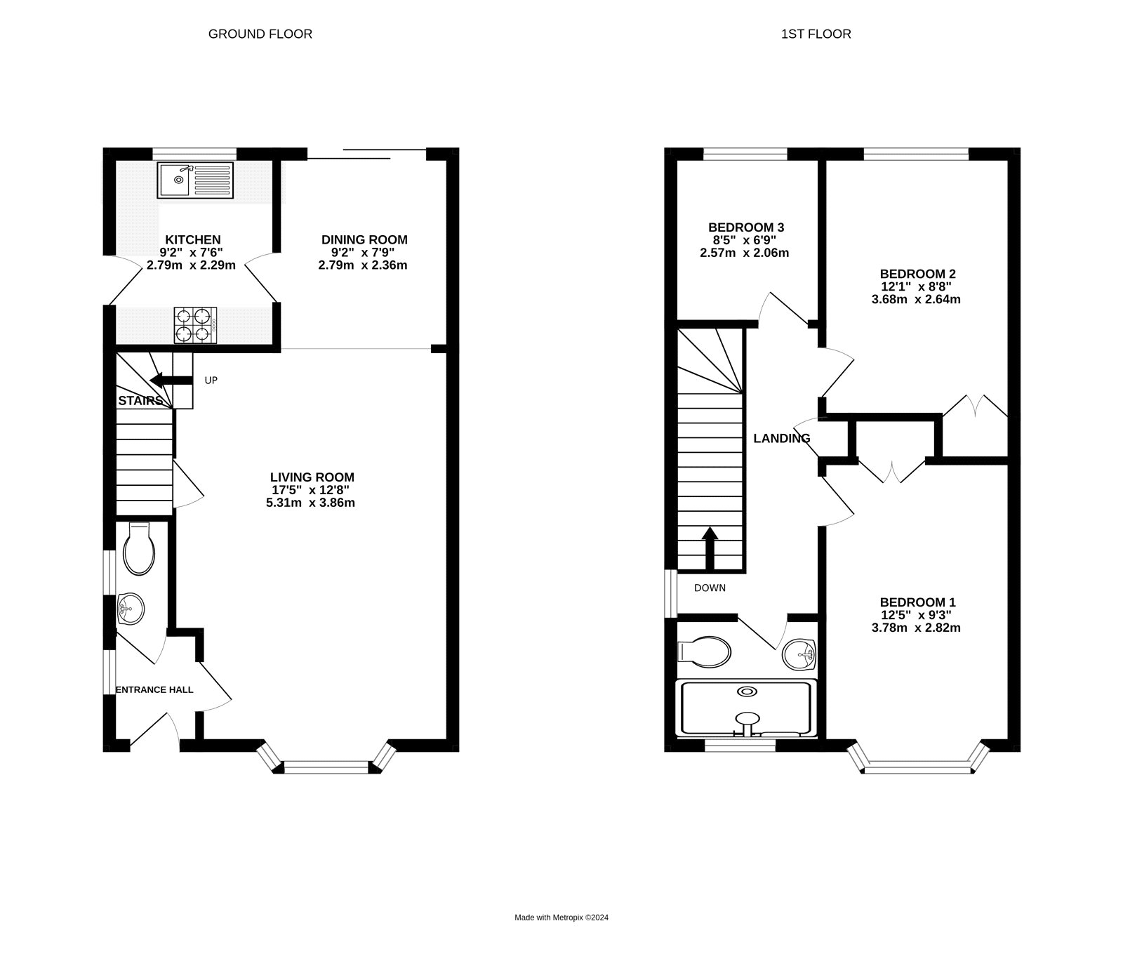 Floorplan for Angmering, West Sussex
