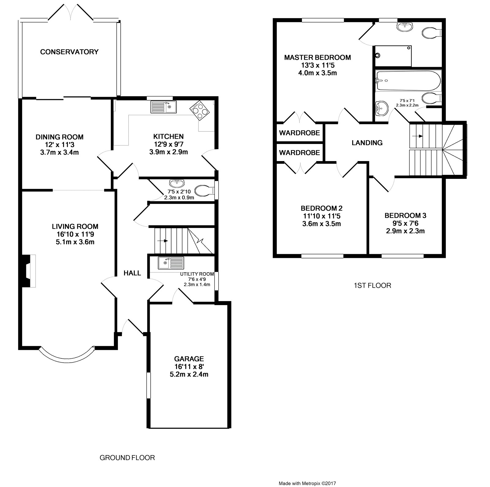 Floorplan for Angmering, West Sussex