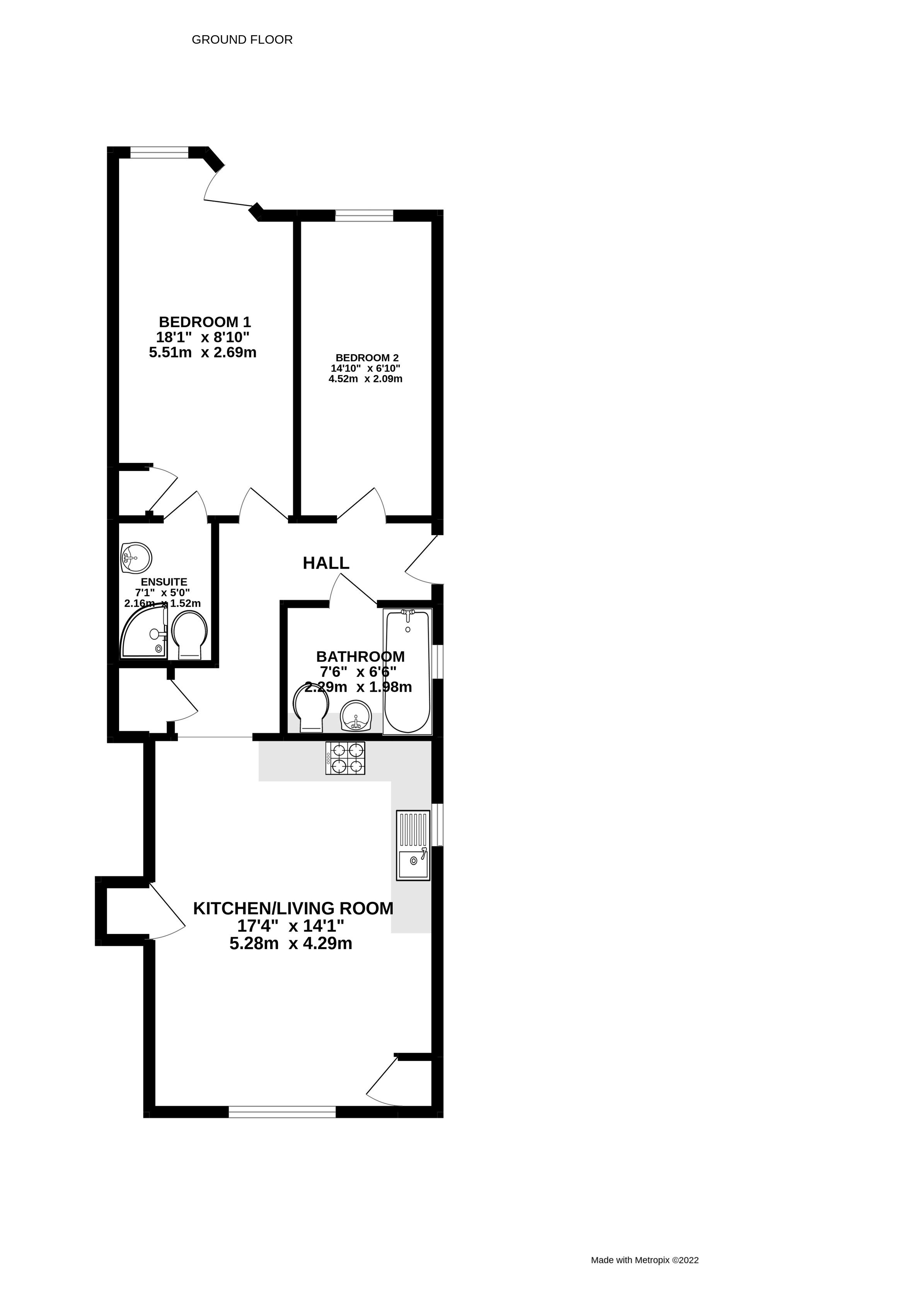 Floorplan for Angmering, West Sussex