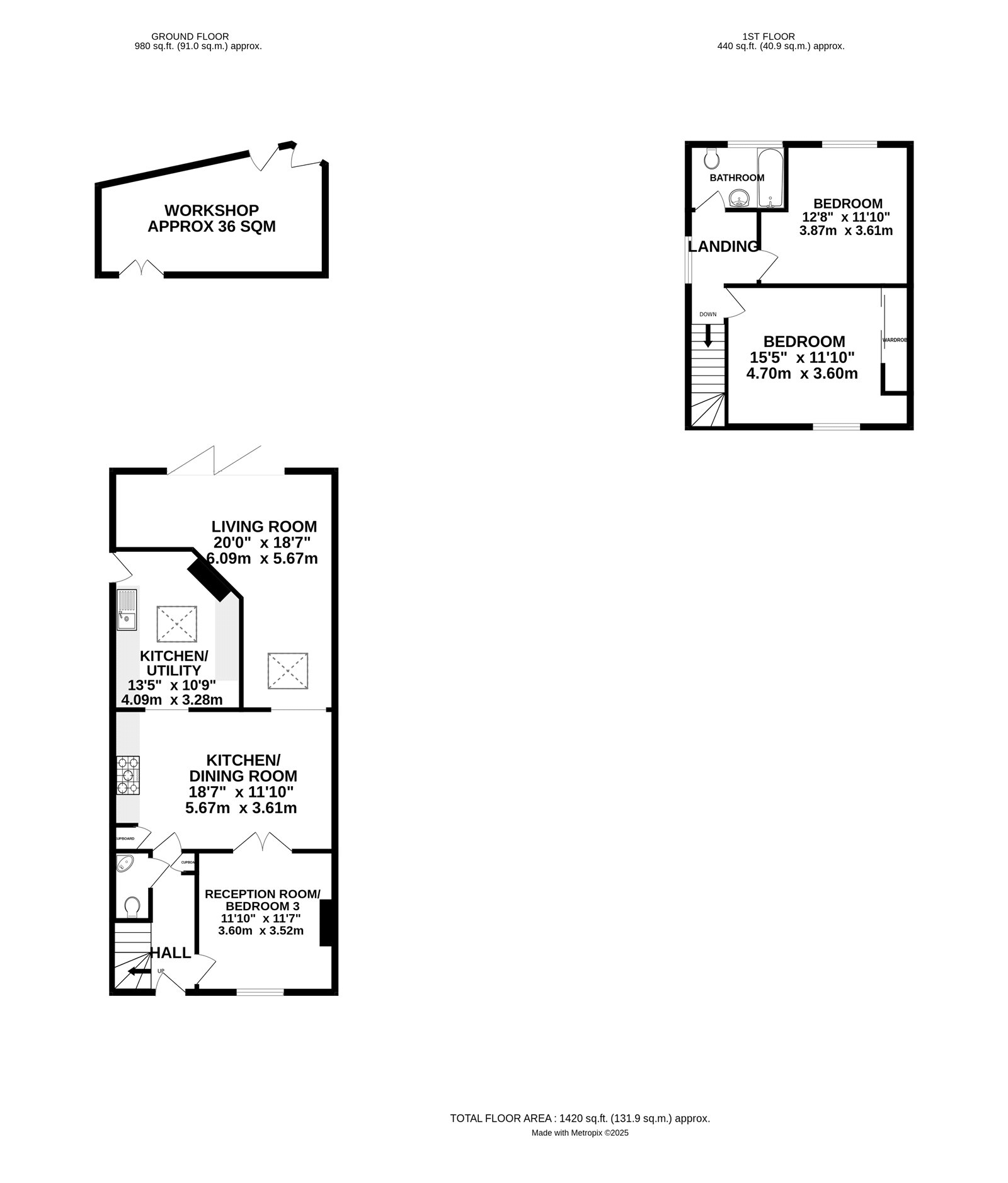 Floorplan for Angmering, West Sussex