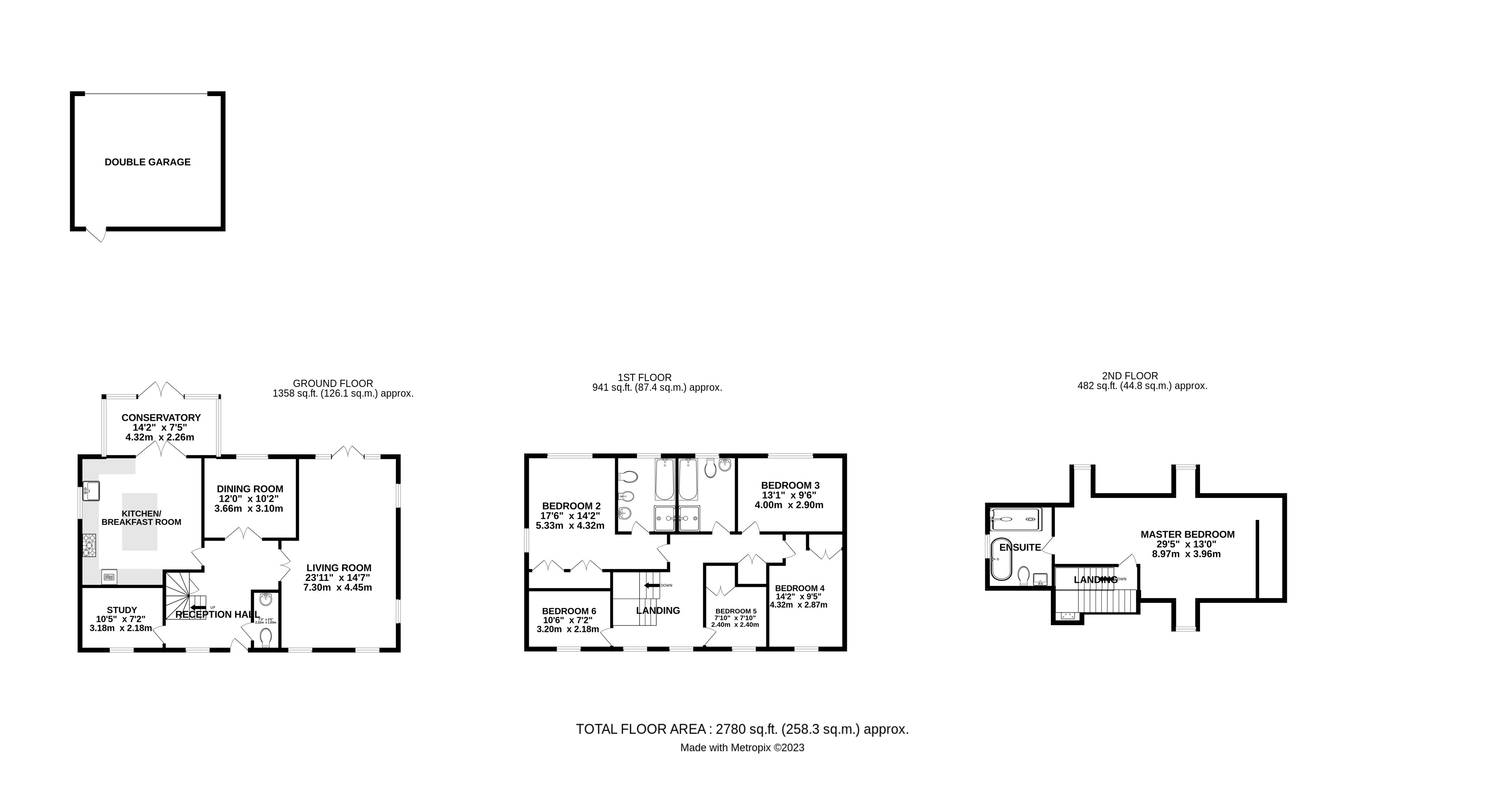 Floorplan for Angmering, West Sussex