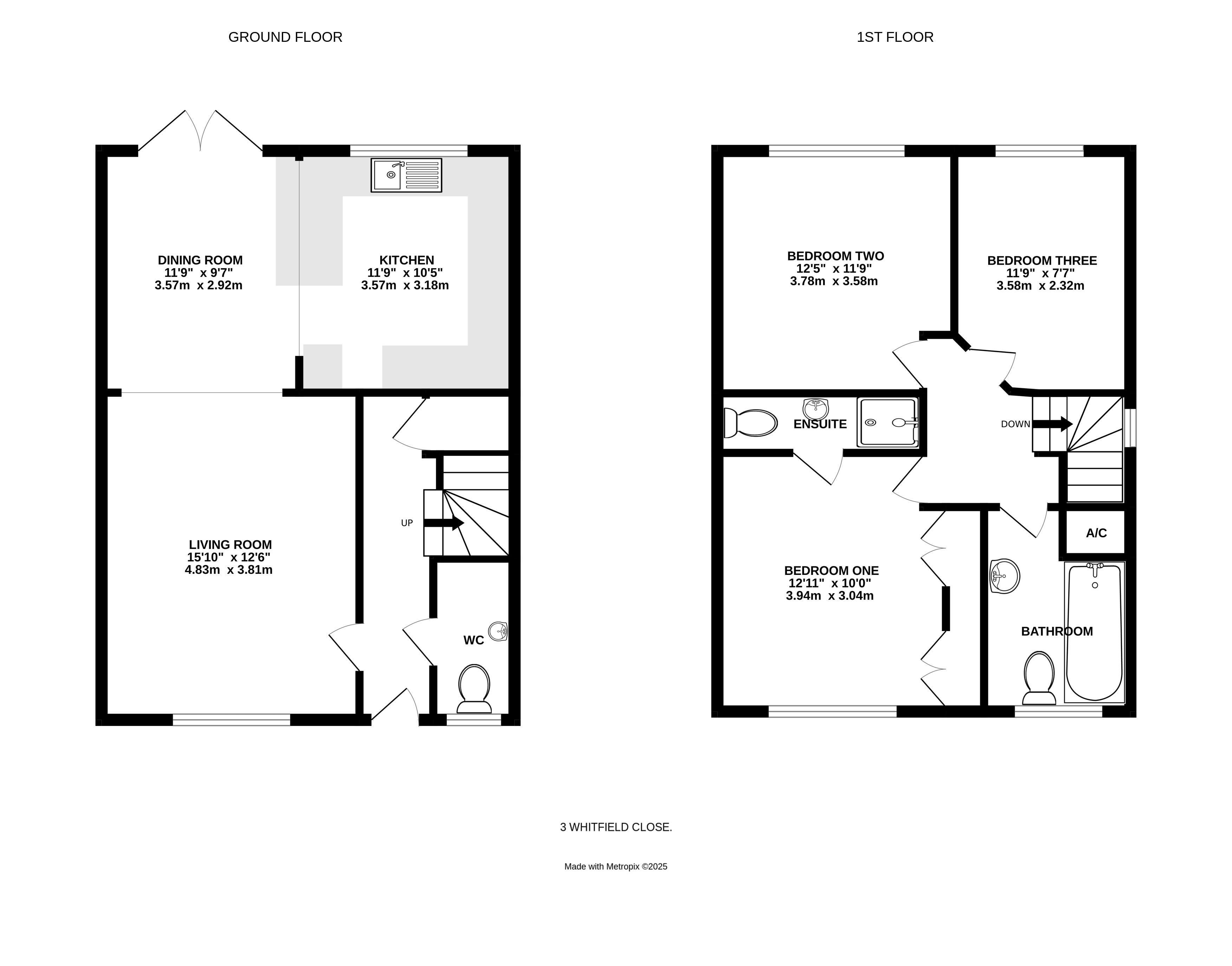 Floorplan for Bramley Green, Angmering, West Sussex