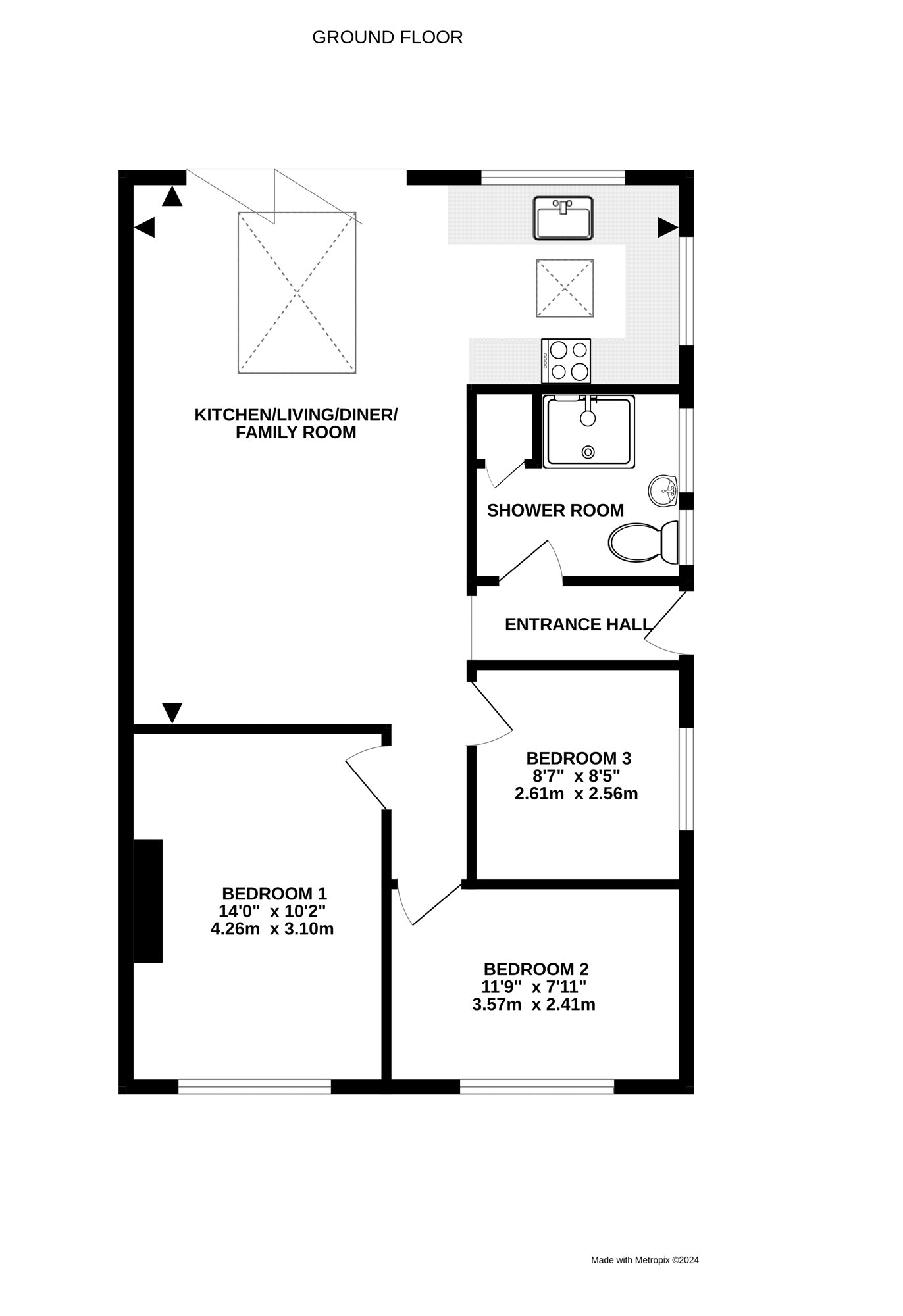 Floorplan for Angmering, West Sussex