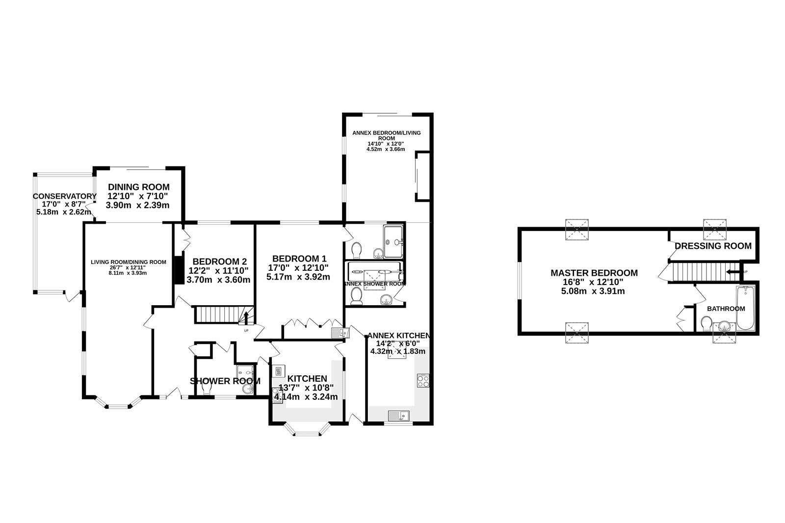Floorplan for Angmering, West Sussex