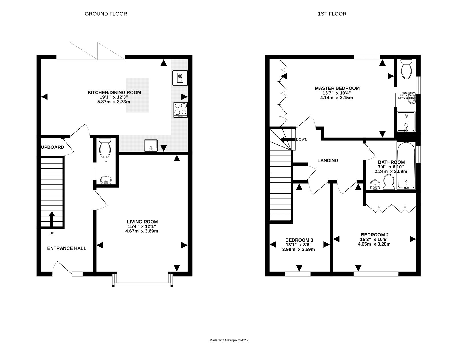 Floorplan for Angmering, West Sussex