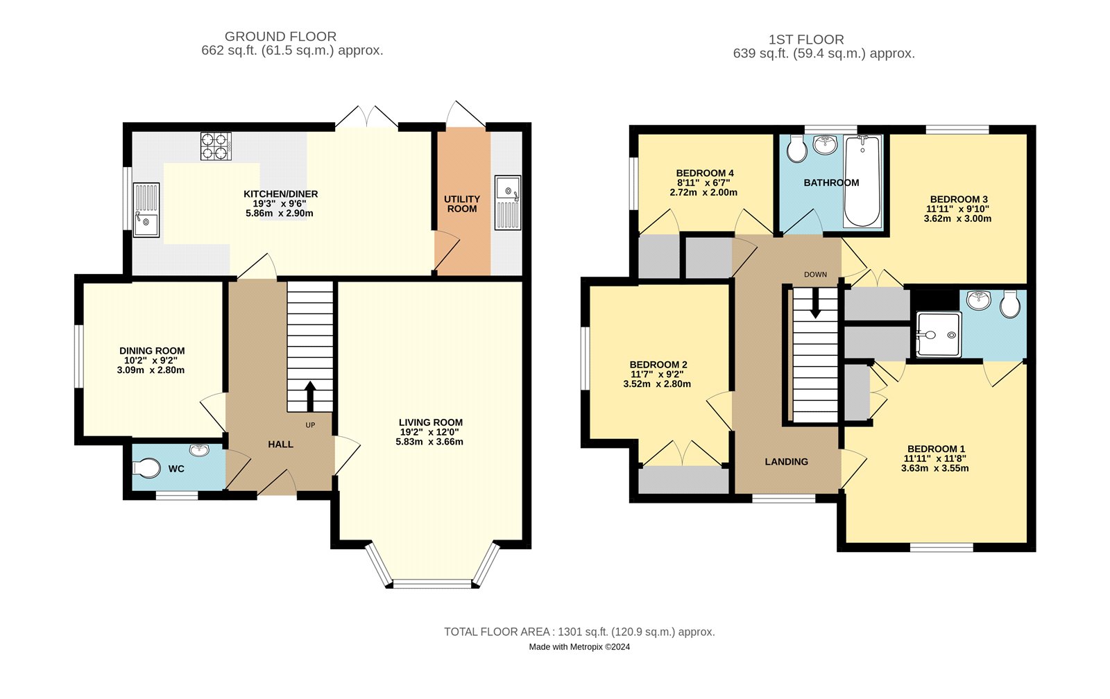 Floorplan for Bramley Green, Angmering, West Sussex