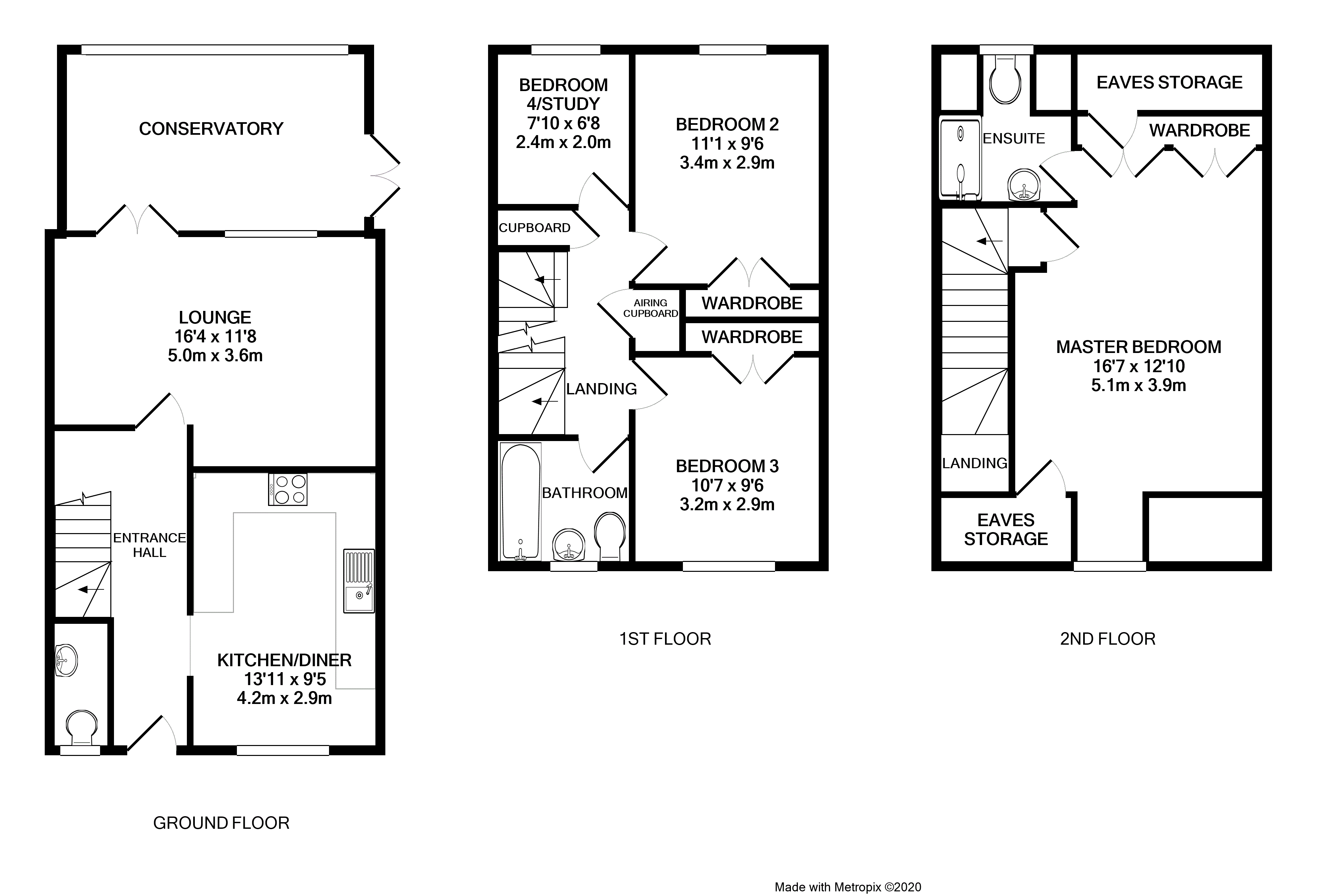 Floorplan for Bramley Green, Angmering, West Sussex