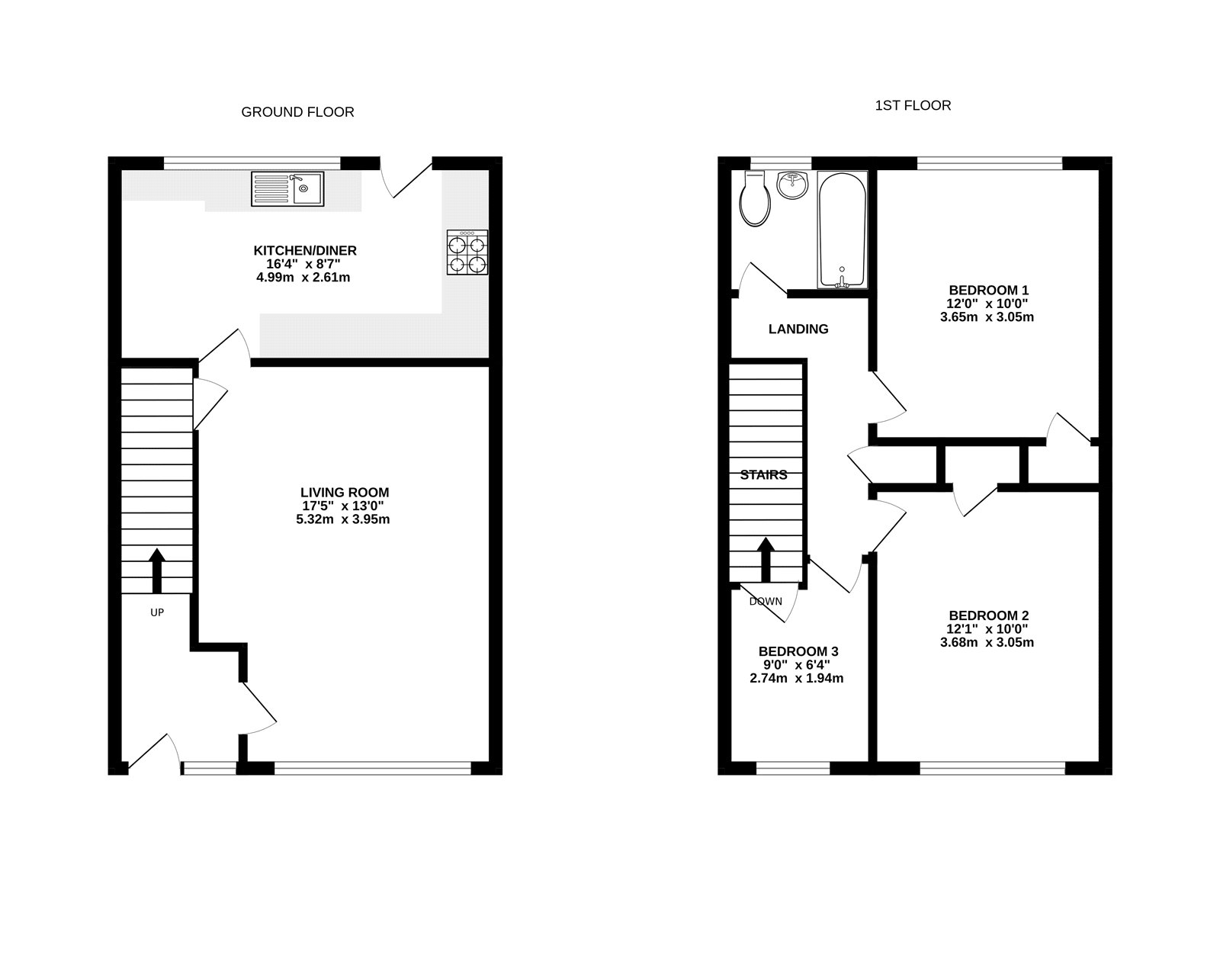 Floorplan for Angmering, West Sussex