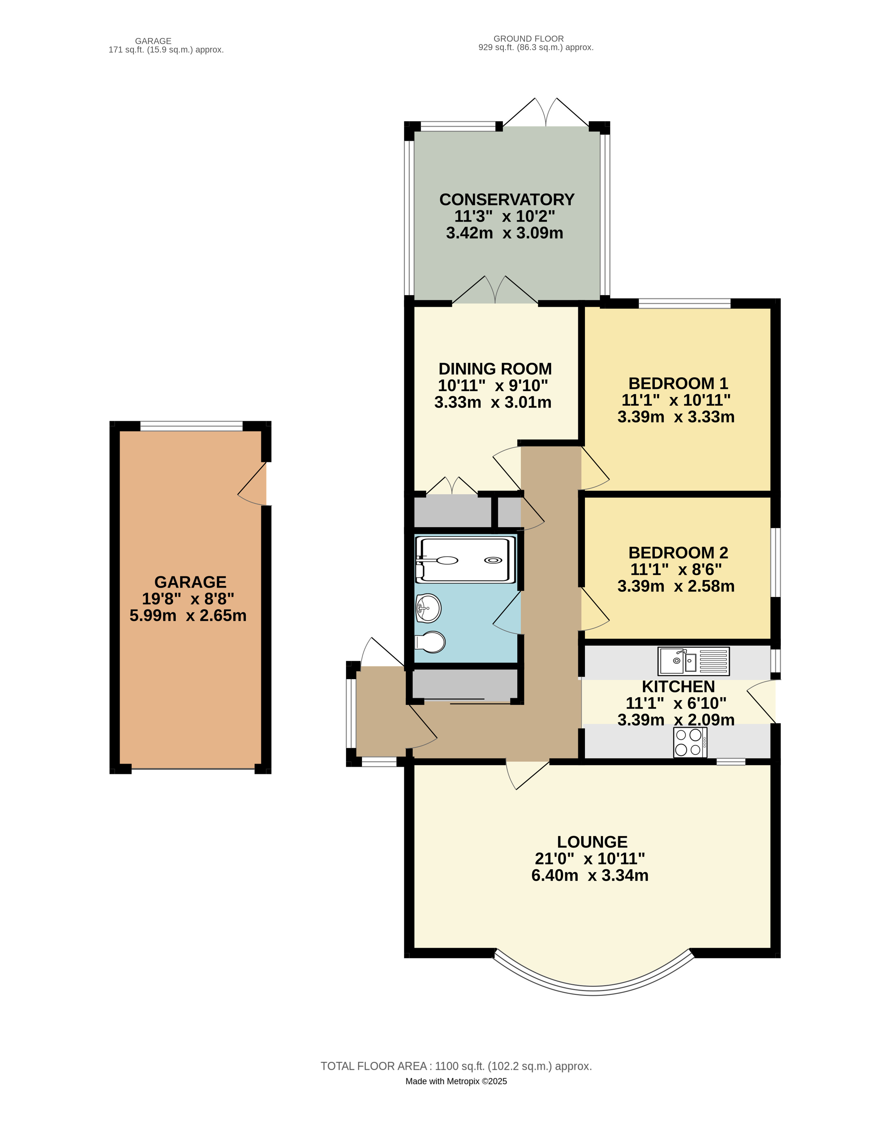 Floorplan for Angmering, West Sussex
