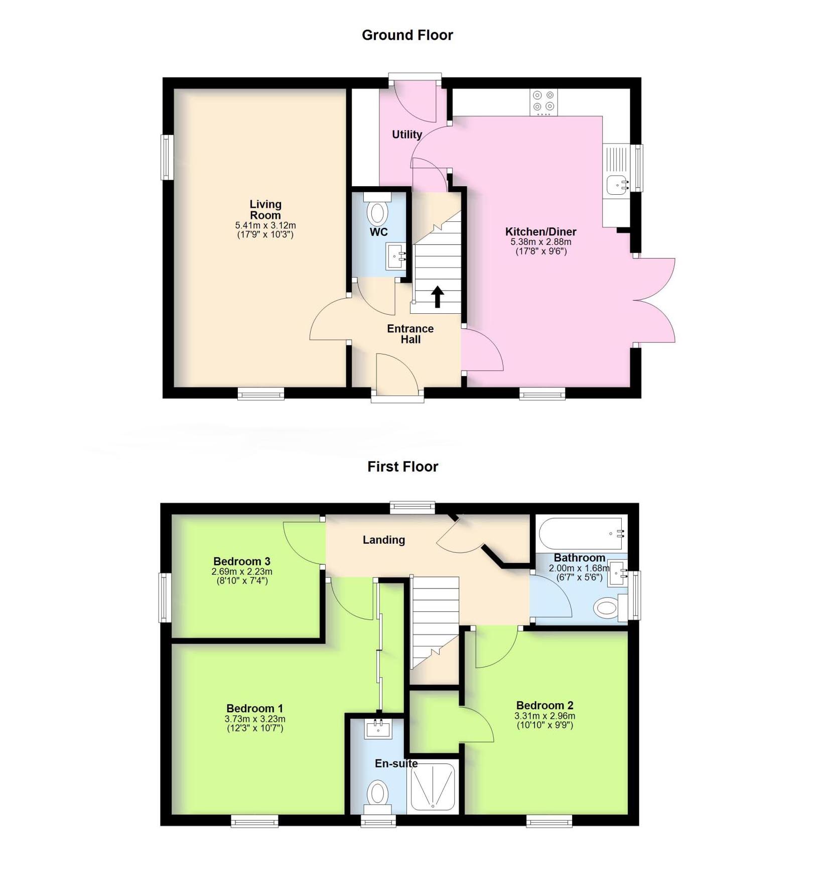 Floorplan for Angmering, West Sussex