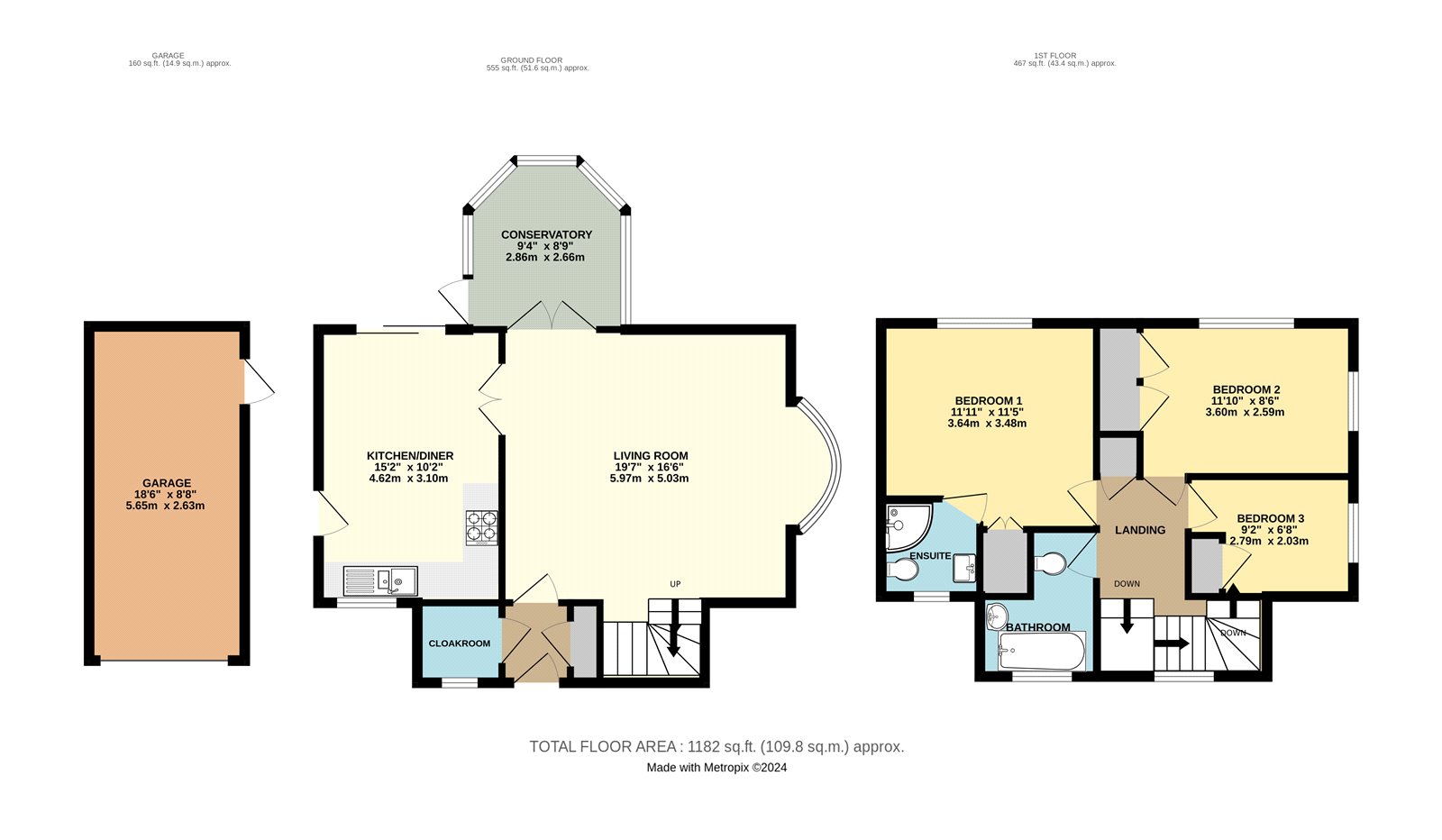 Floorplan for Angmering, Littlehampton, West Sussex