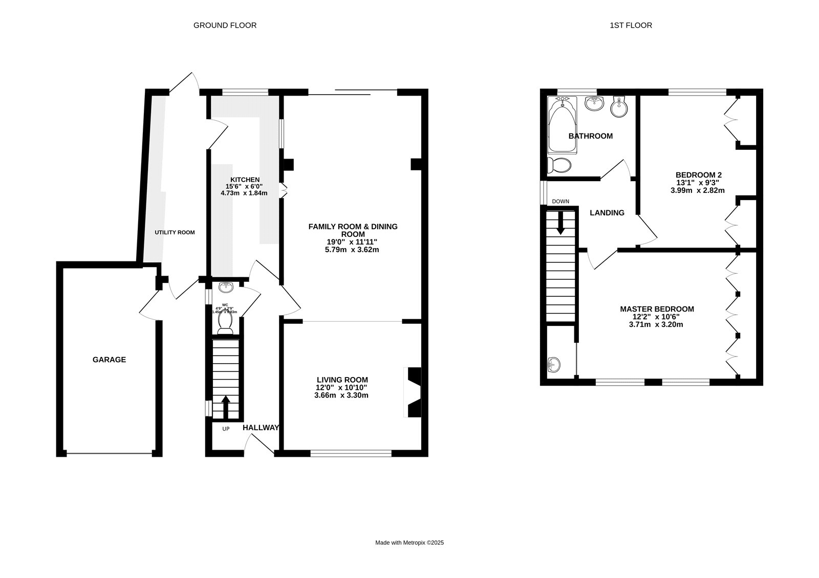 Floorplan for Angmering, West Sussex