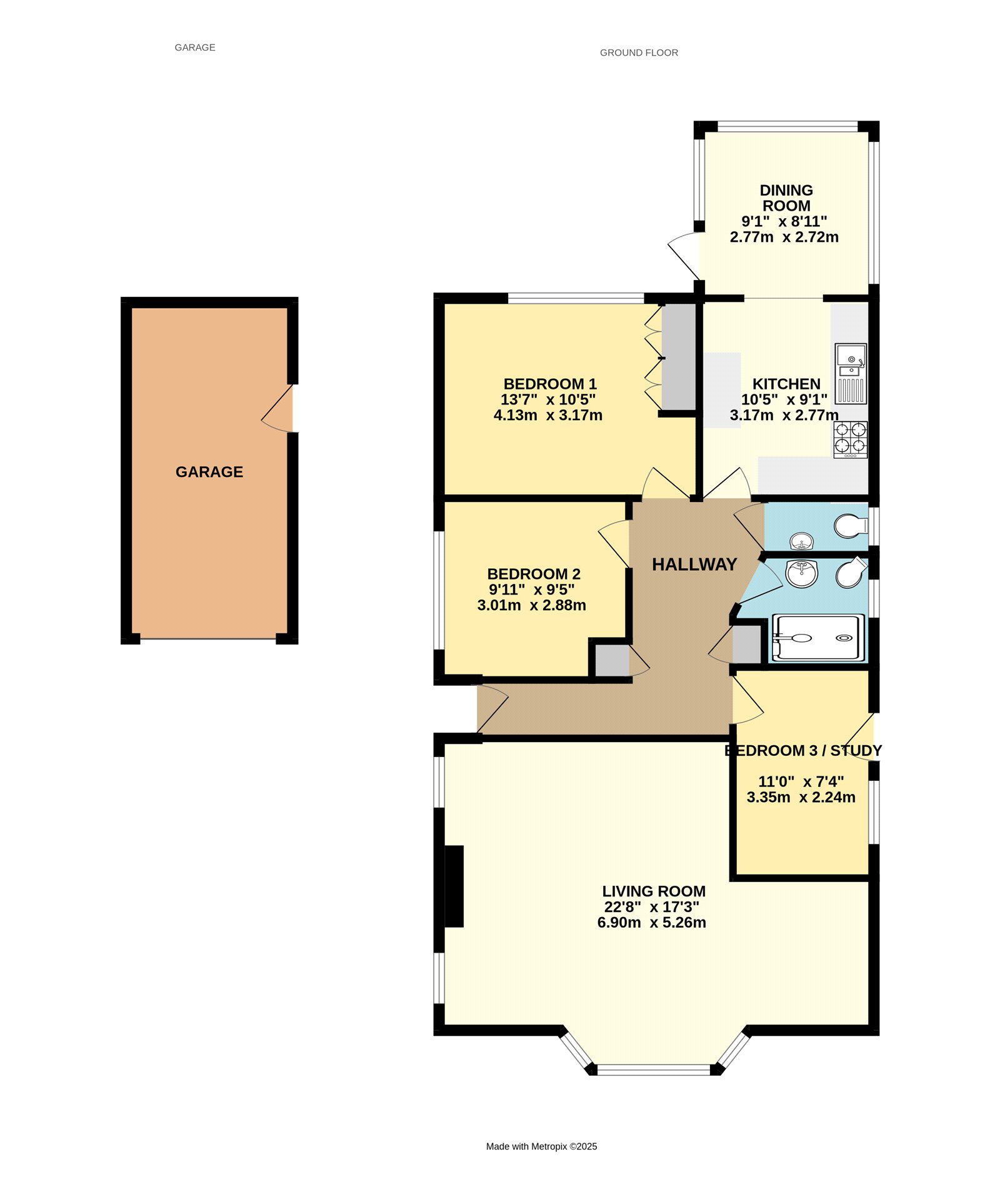 Floorplan for Angmering, Littlehampton, West Sussex